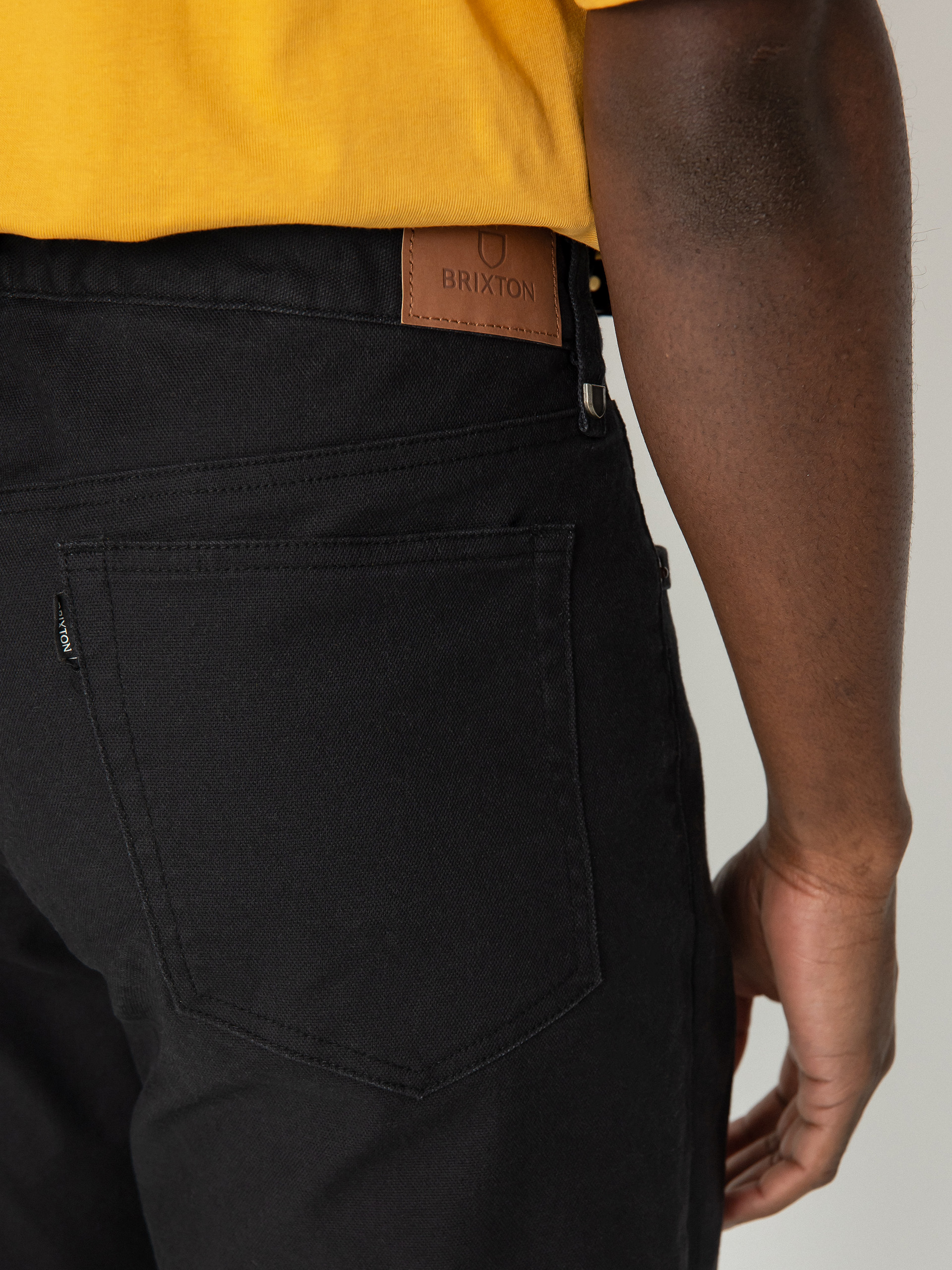 Nohavice Brixton Builders 5 Pocket (black)