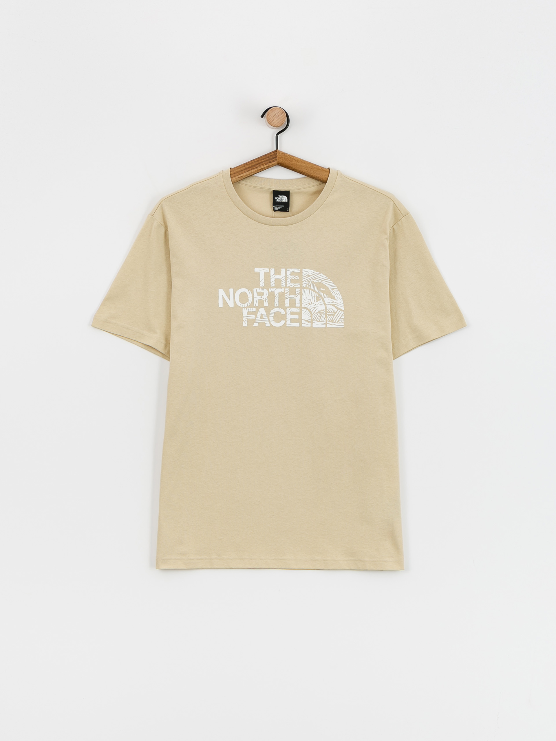 Tričko The North Face Woodcut Dome (gravel)