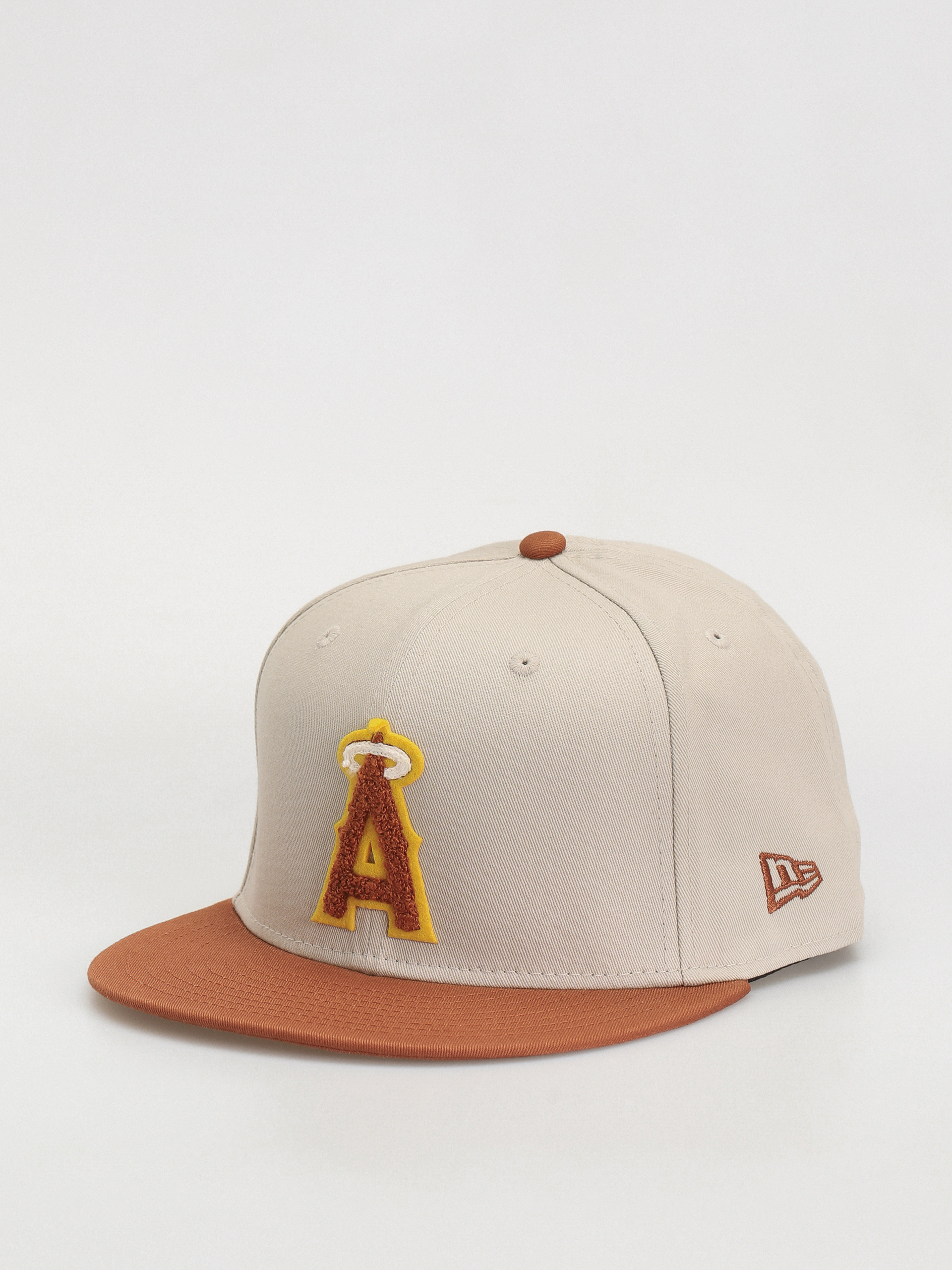 Šiltovka New Era Boucle 59Fifty Anaheim Angels (stone/brown)