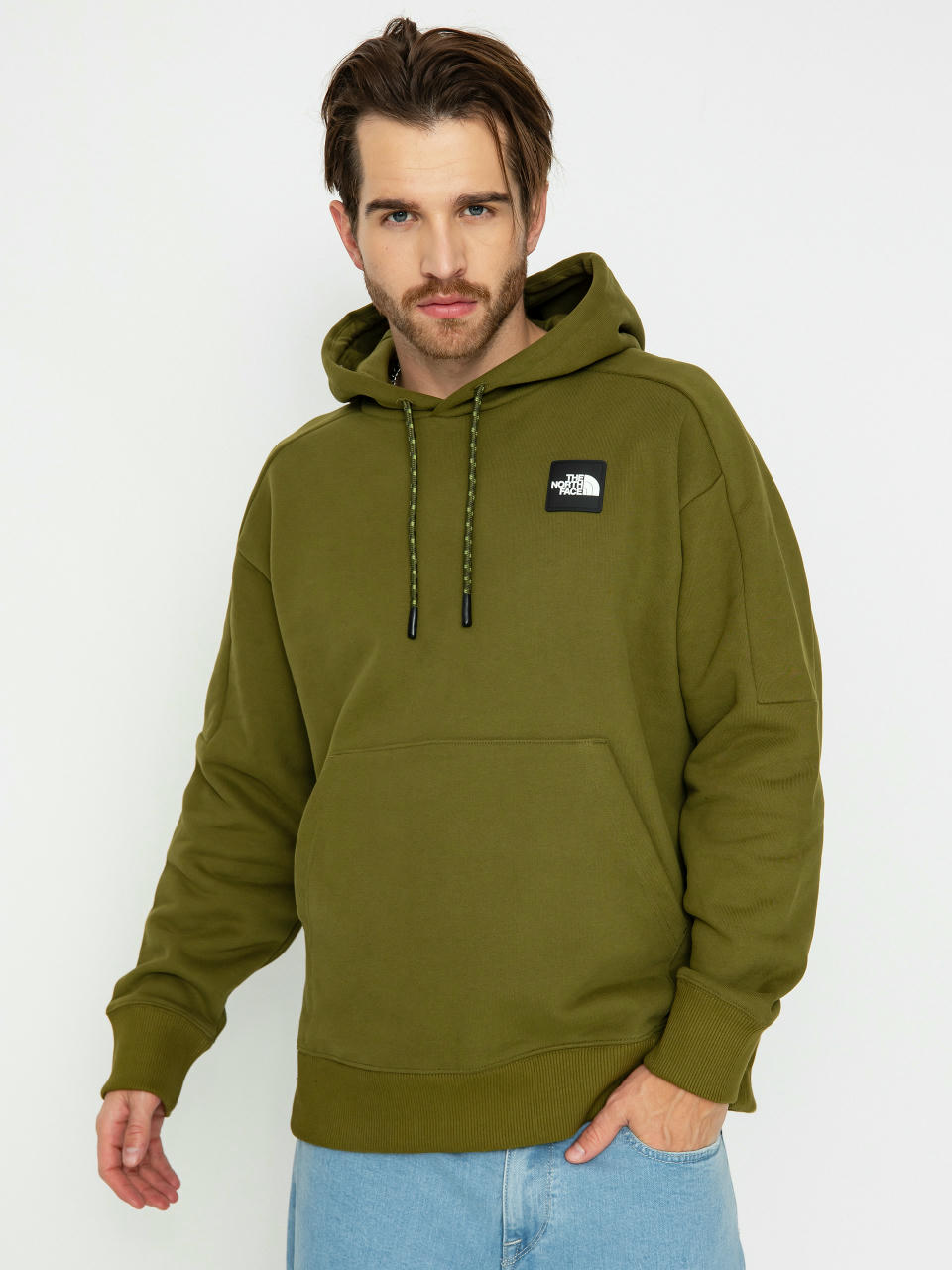 Mikina s kapucňou The North Face The 489 HD (forest olive)