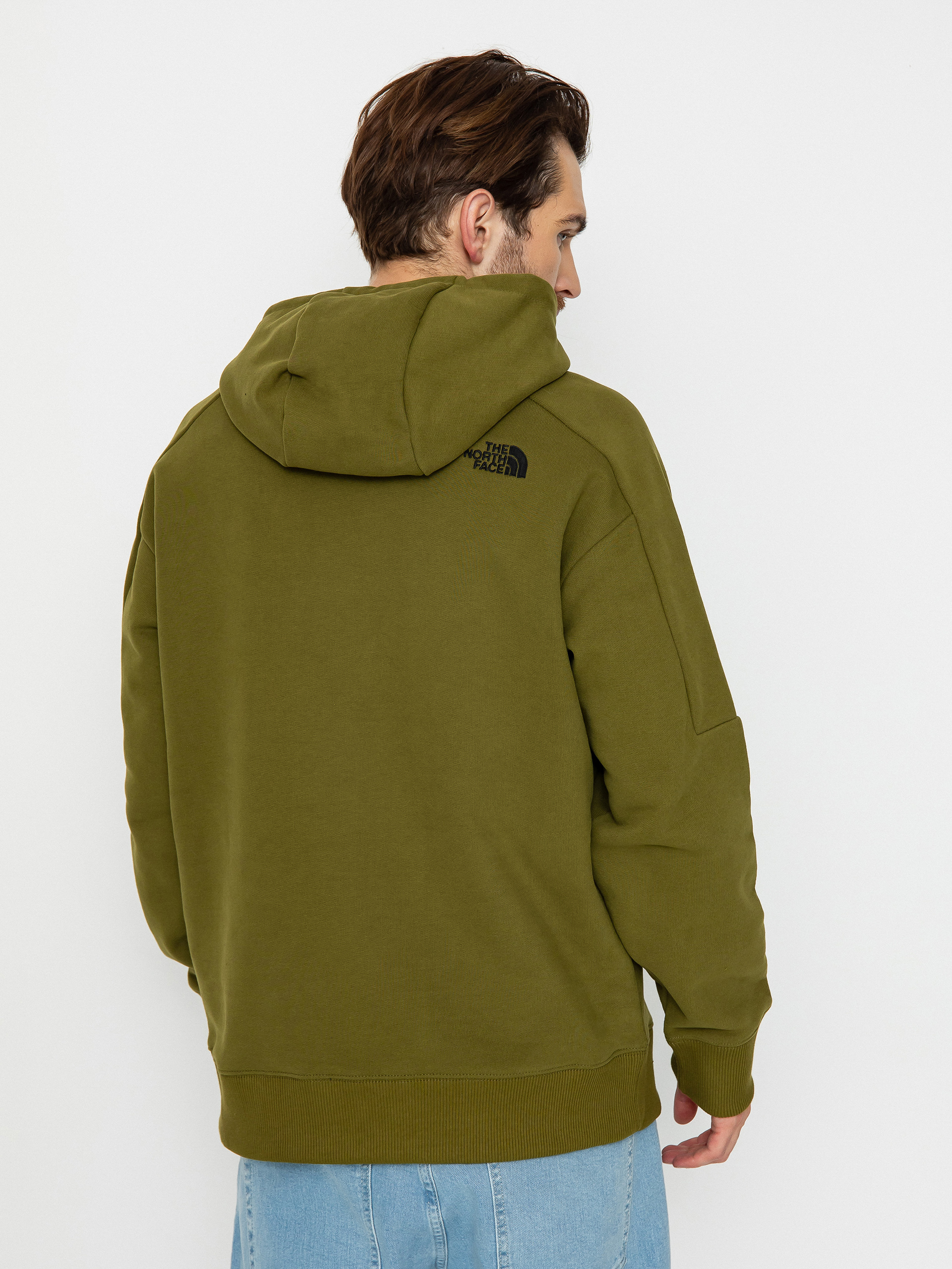Mikina s kapucňou The North Face The 489 HD (forest olive)