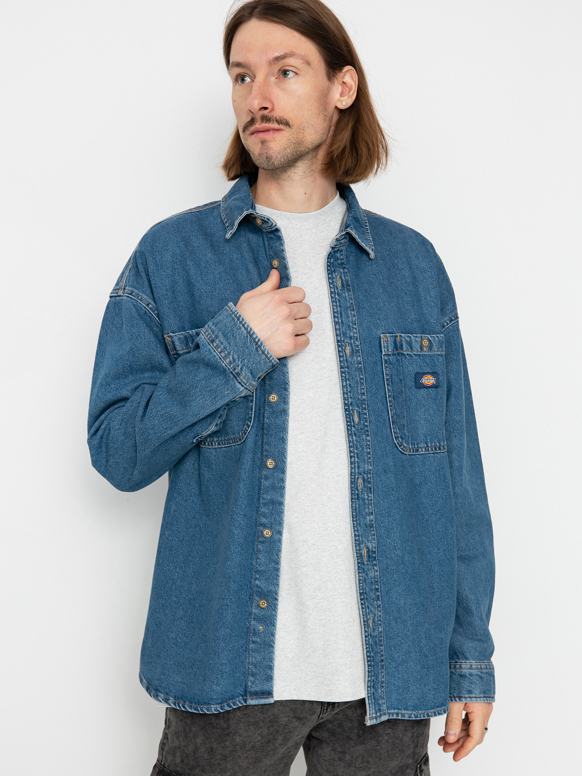 Košeľa Dickies Houston (classic blue)