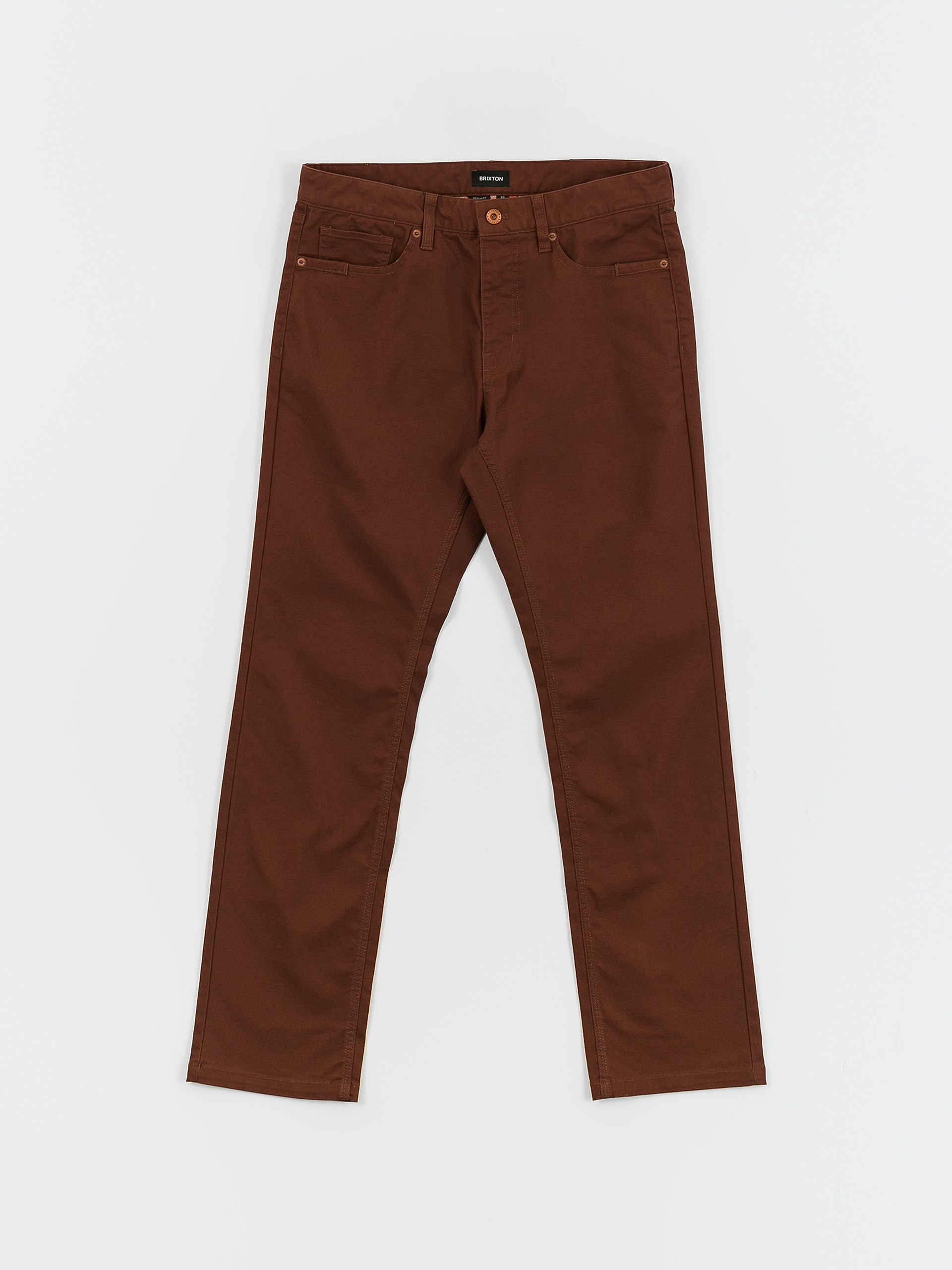 Nohavice Brixton Builders 5 Pocket (sepia)