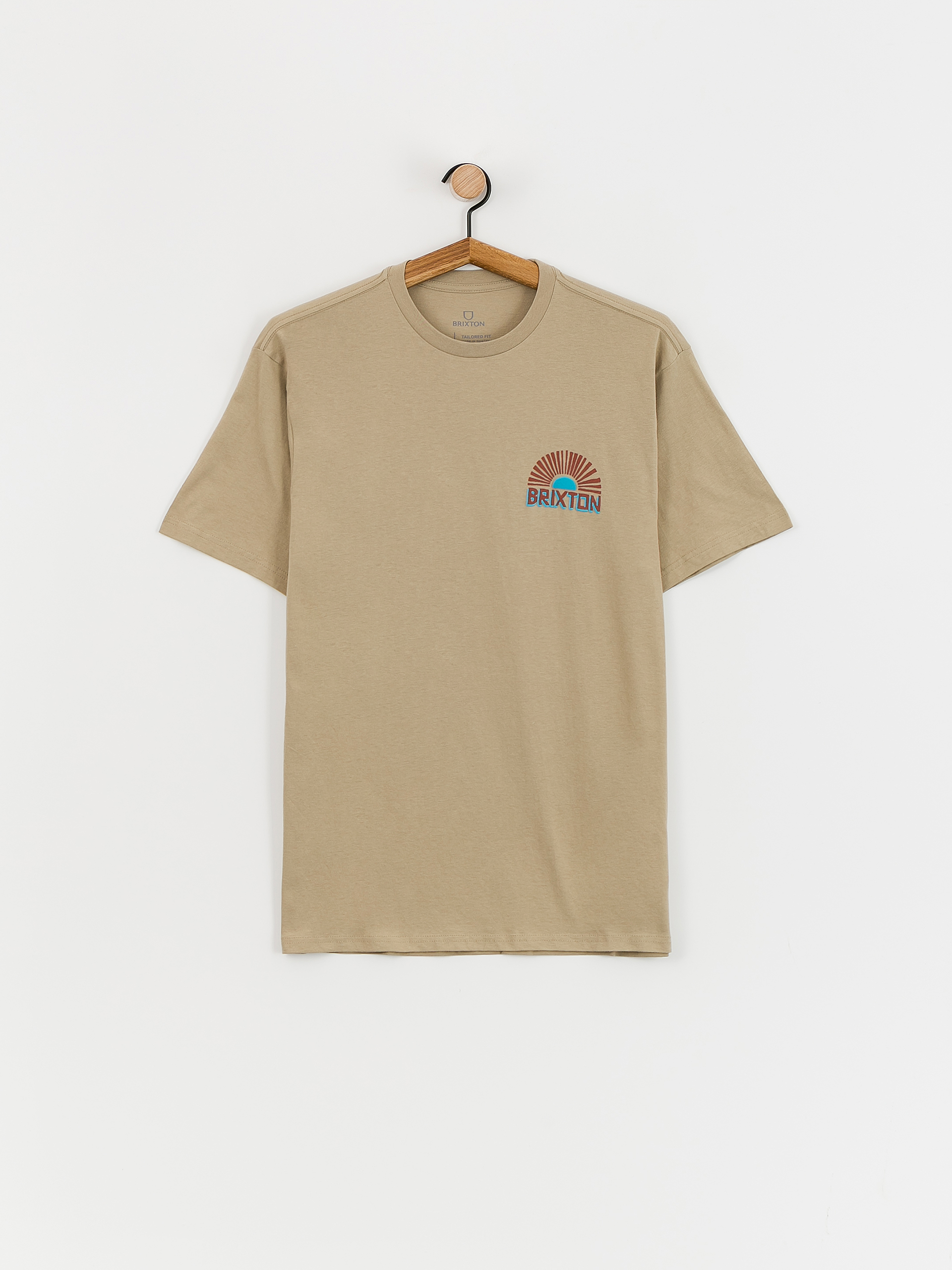 Tričko Brixton Fairview Tlrt (oatmeal)