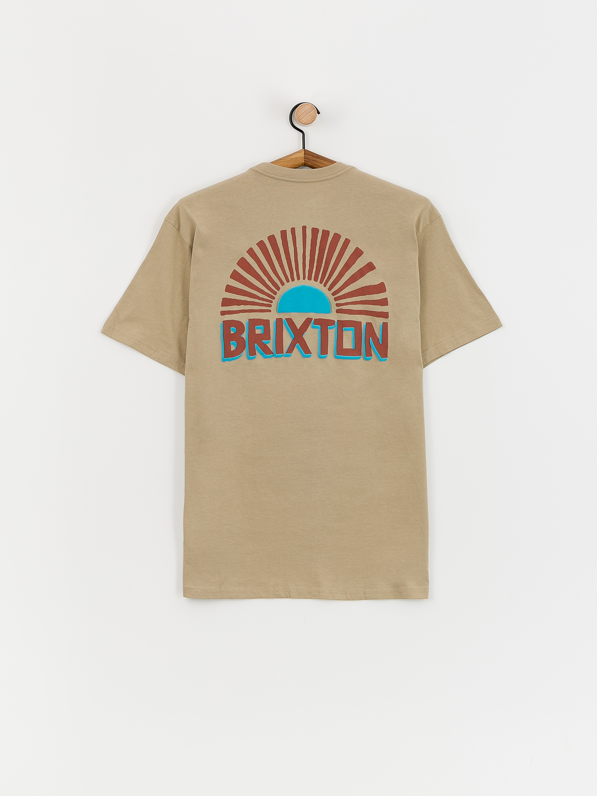 Tričko Brixton Fairview Tlrt (oatmeal)
