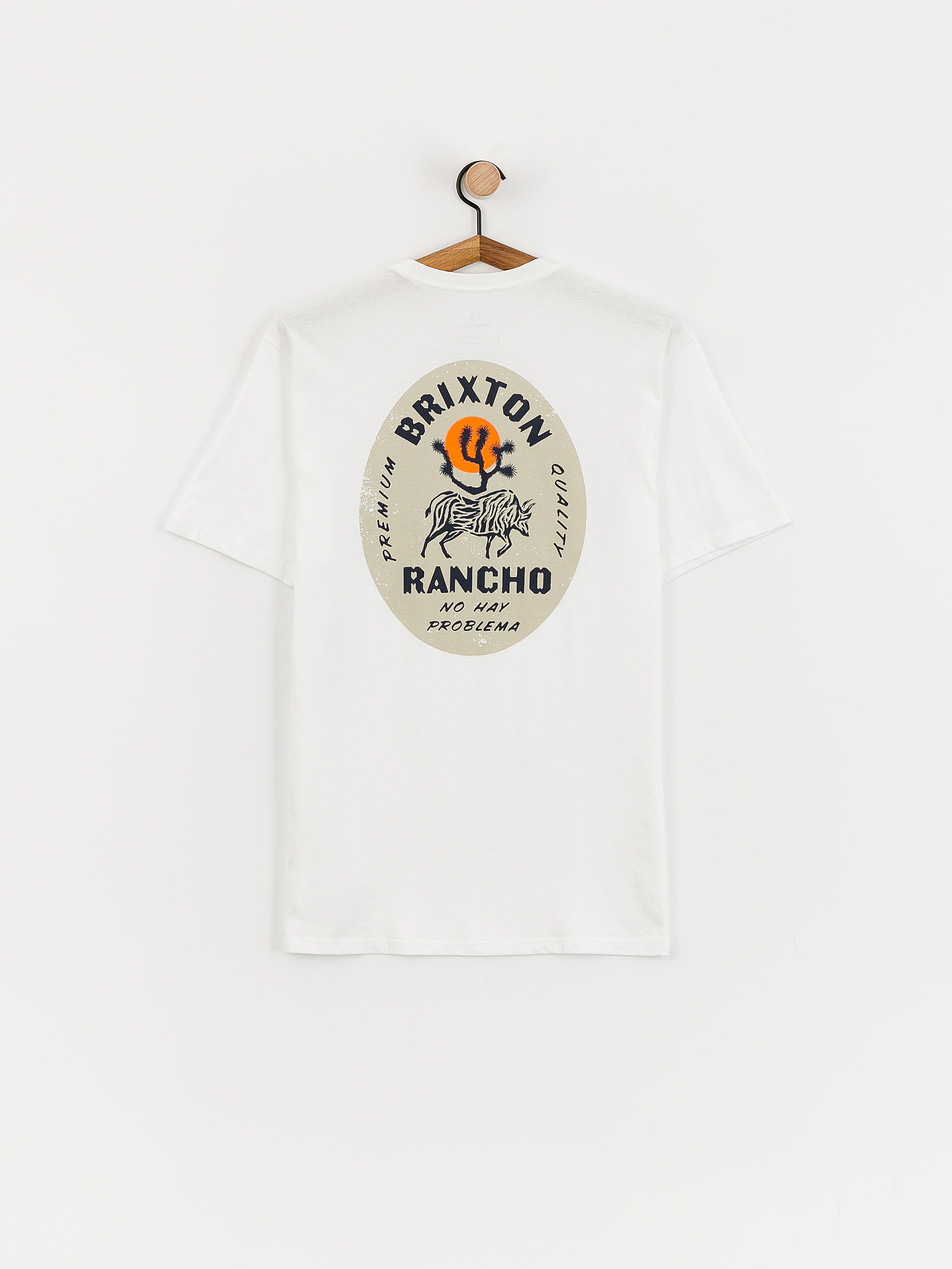 Tričko Brixton Rancho Tlrt (white)