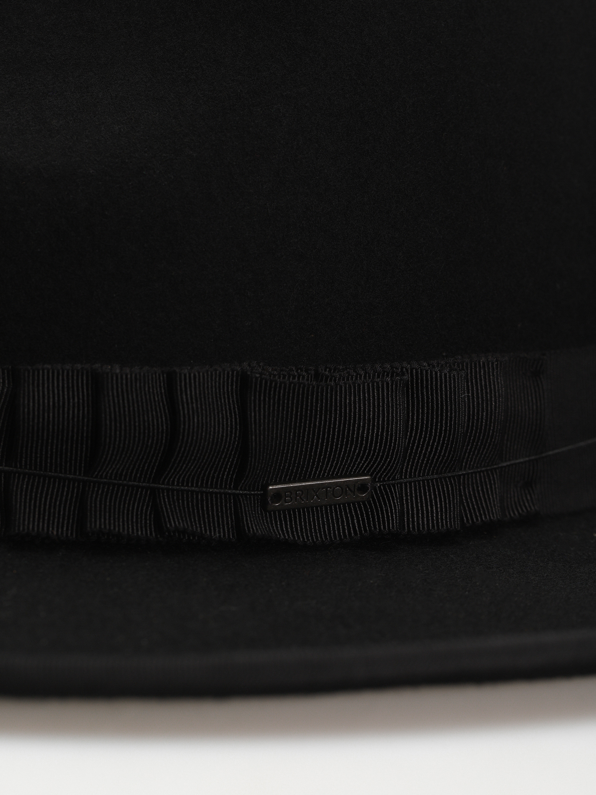 Klobúk Brixton Reno Fedora (black/black)