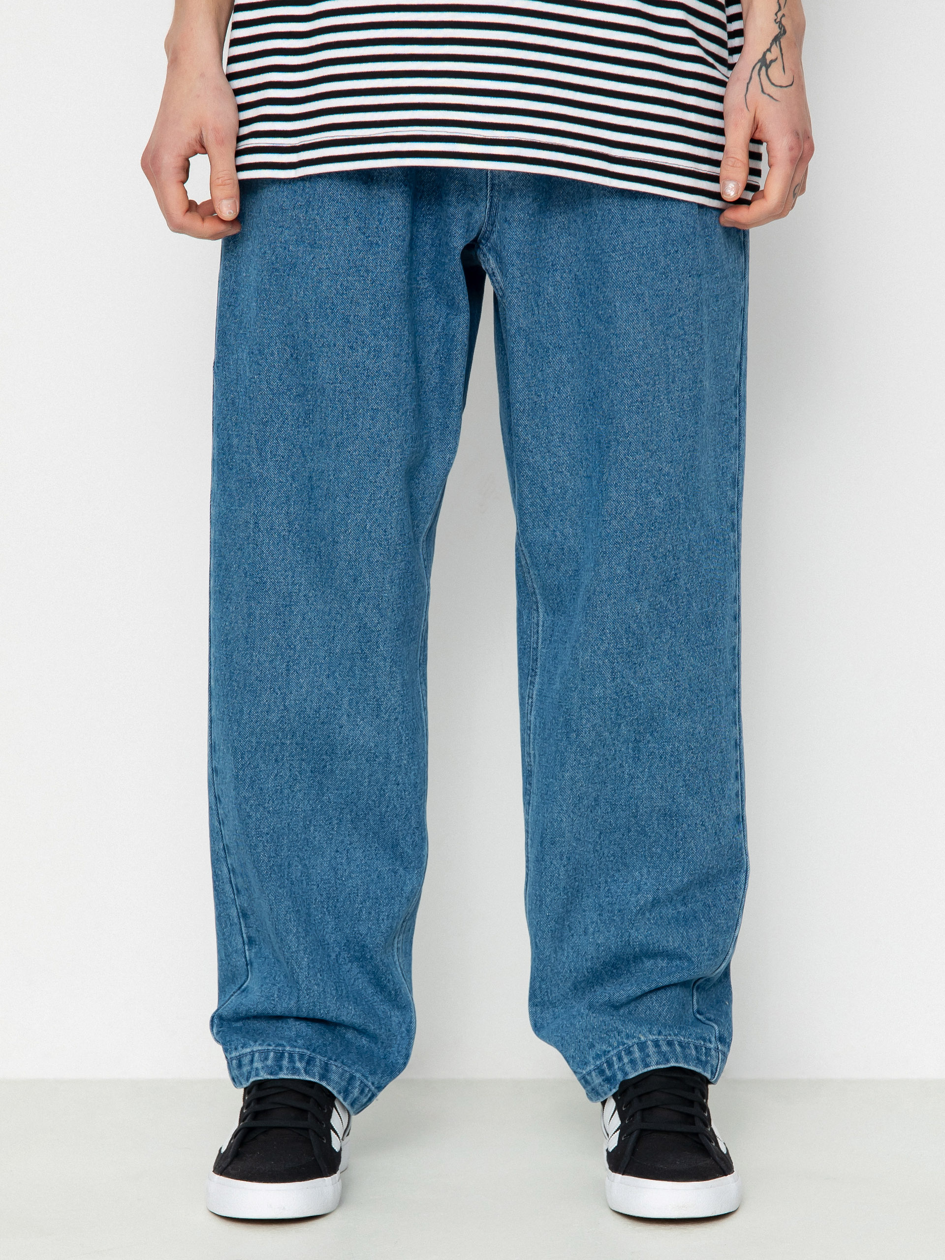 Nohavice OBEY Fubar Pleated Denim
