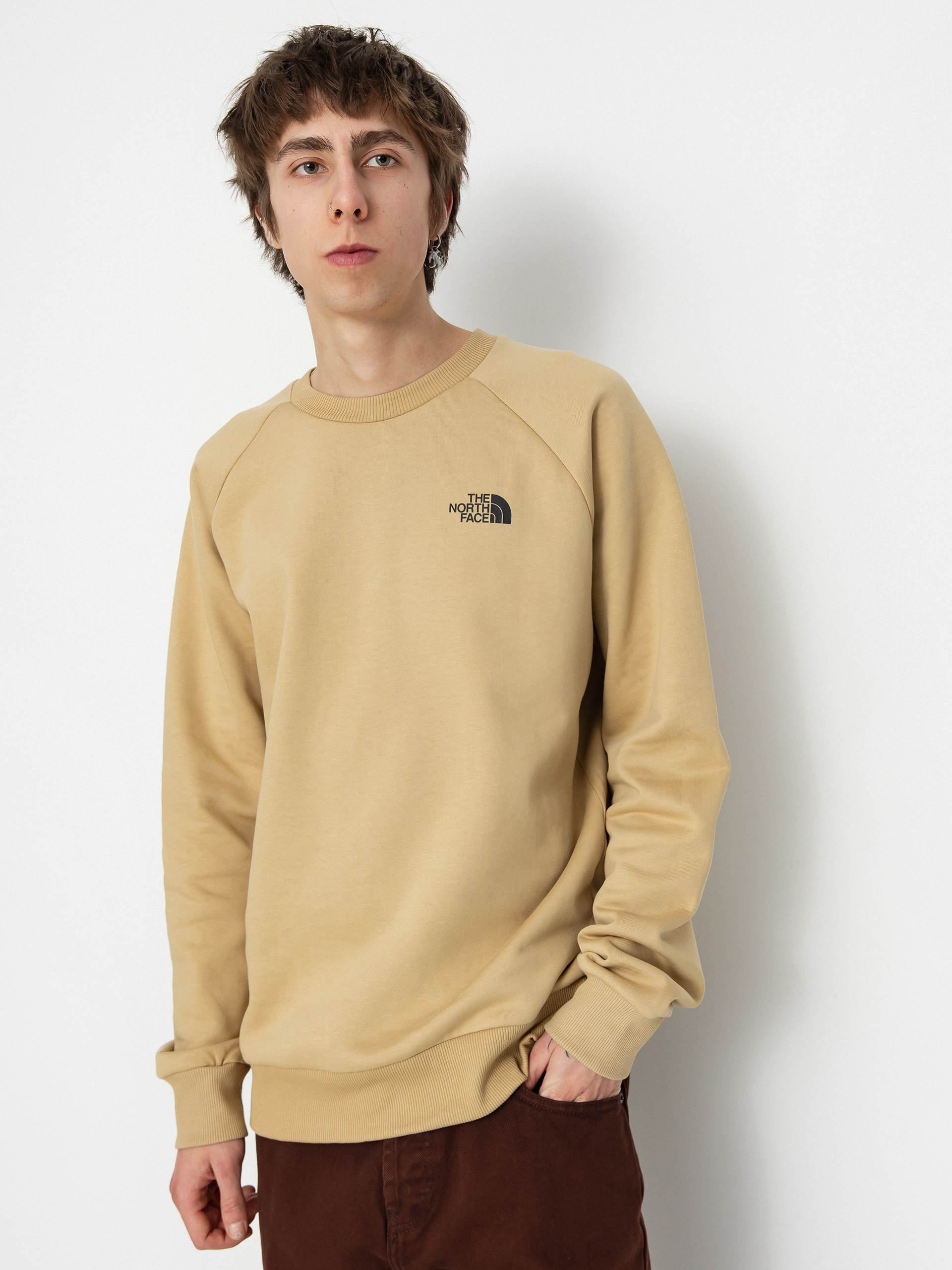 Mikina The North Face Raglan Redbox (khaki stone/tnf black)