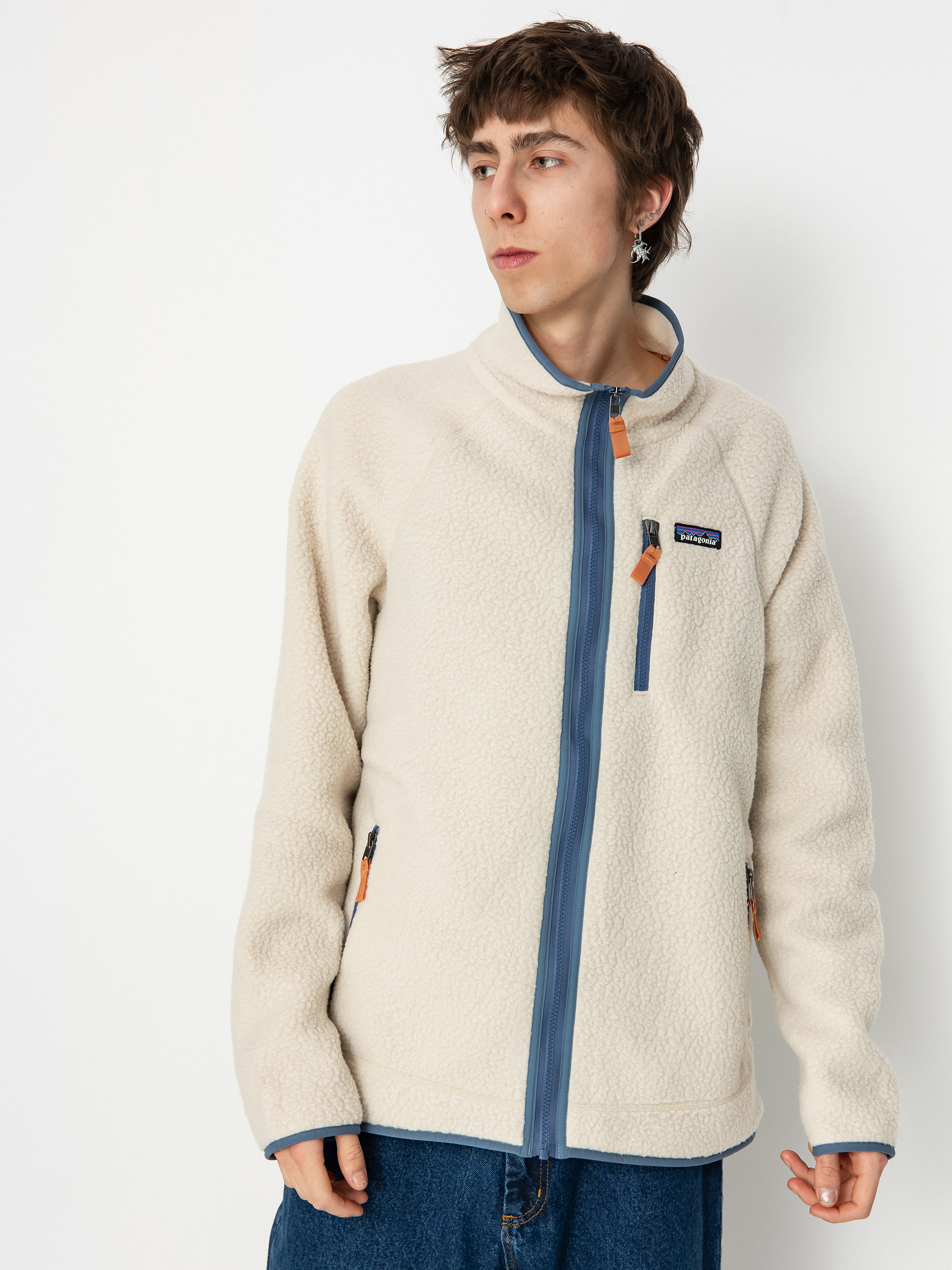 Bunda Patagonia Retro Pile (dark natural utility blue)