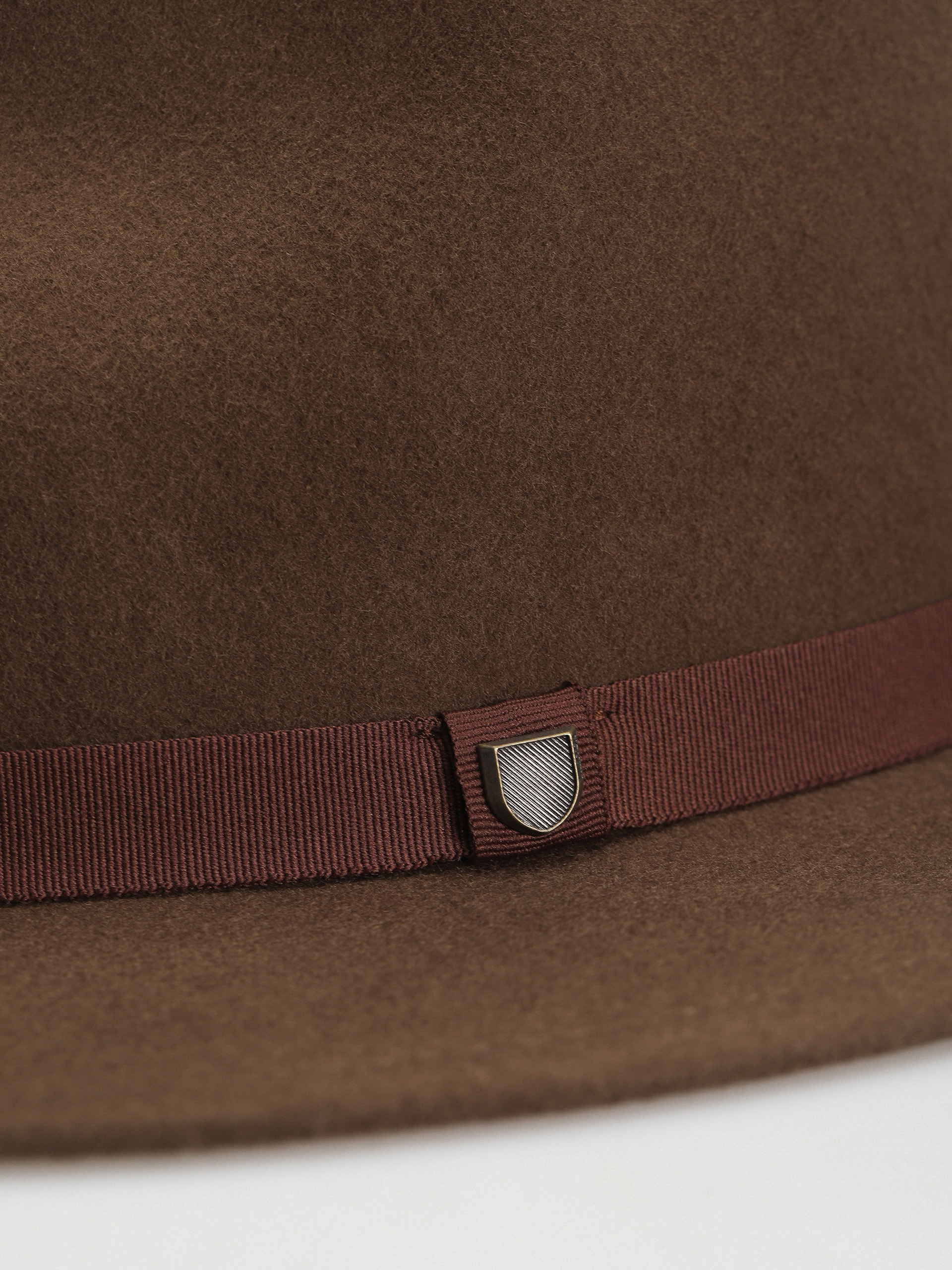 Klobúk Brixton Messer Packable Fedora (dark earth)