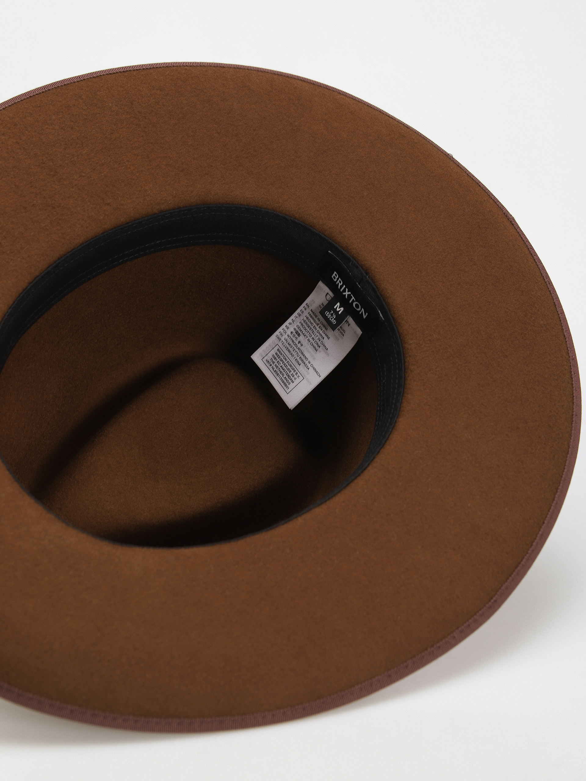 Klobúk Brixton Reno Fedora (coffee/coffee)