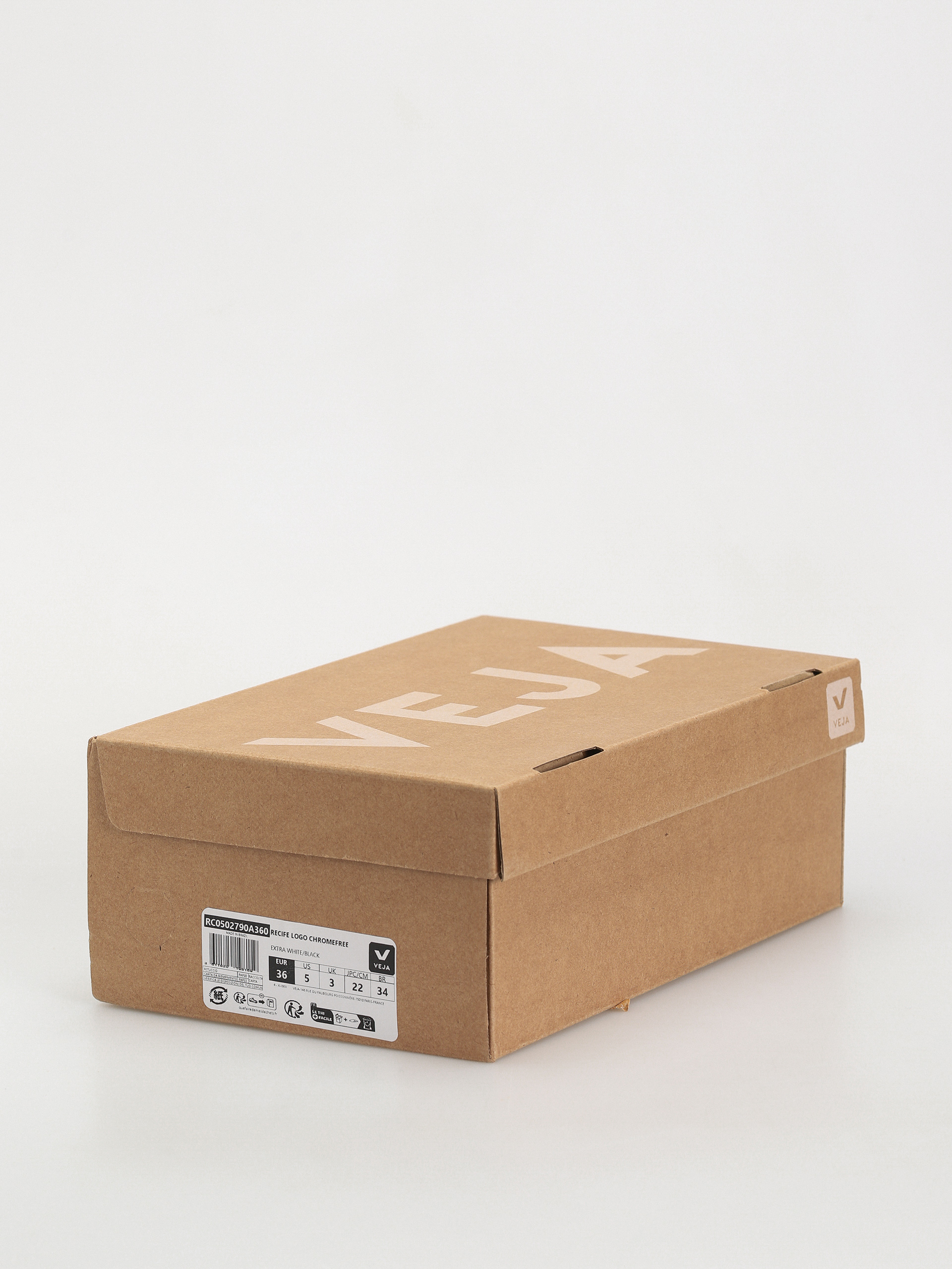 Topánky Veja Recife Logo Wmn (extra white black)