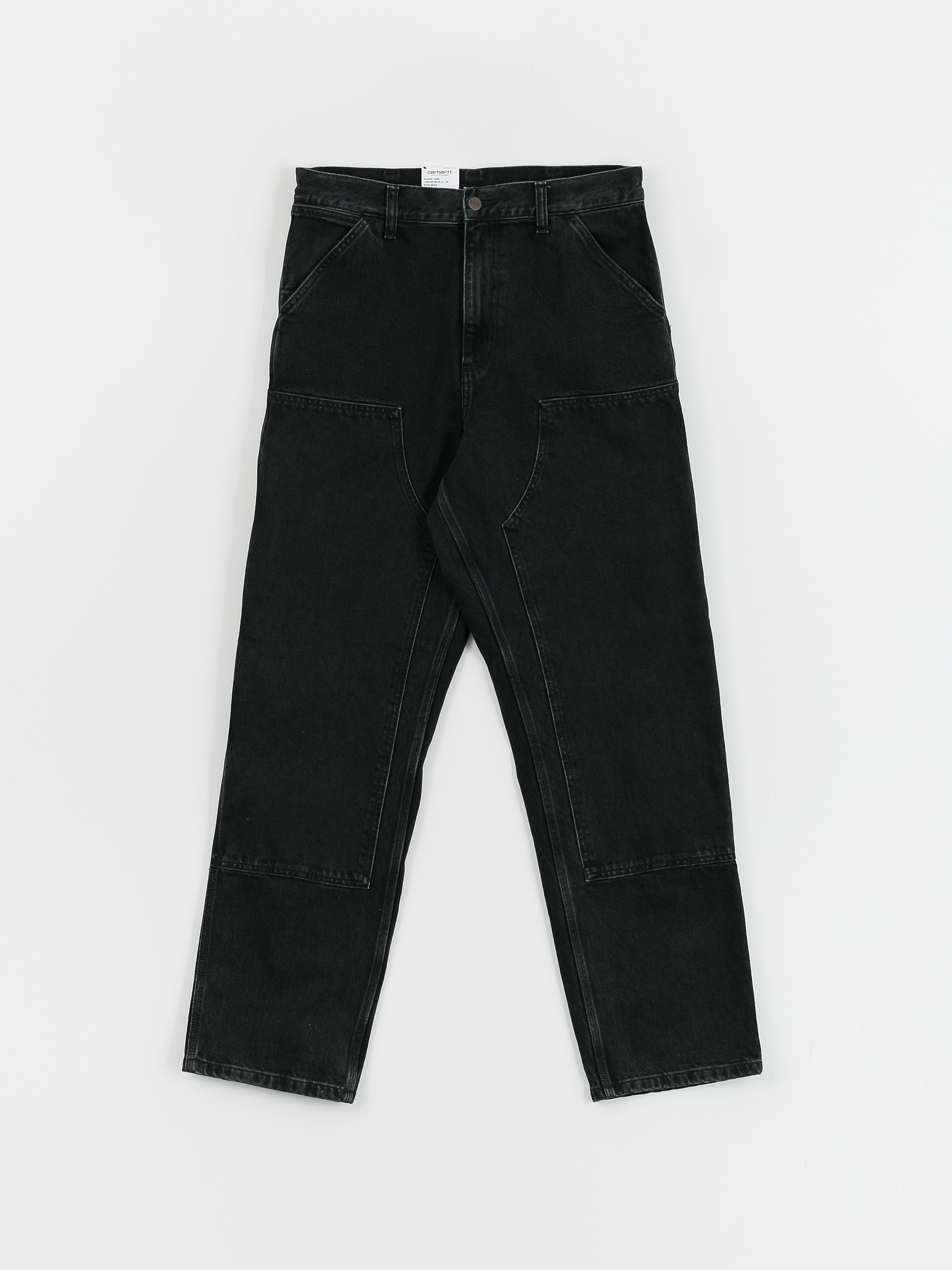 Nohavice Carhartt WIP Double Knee (black)