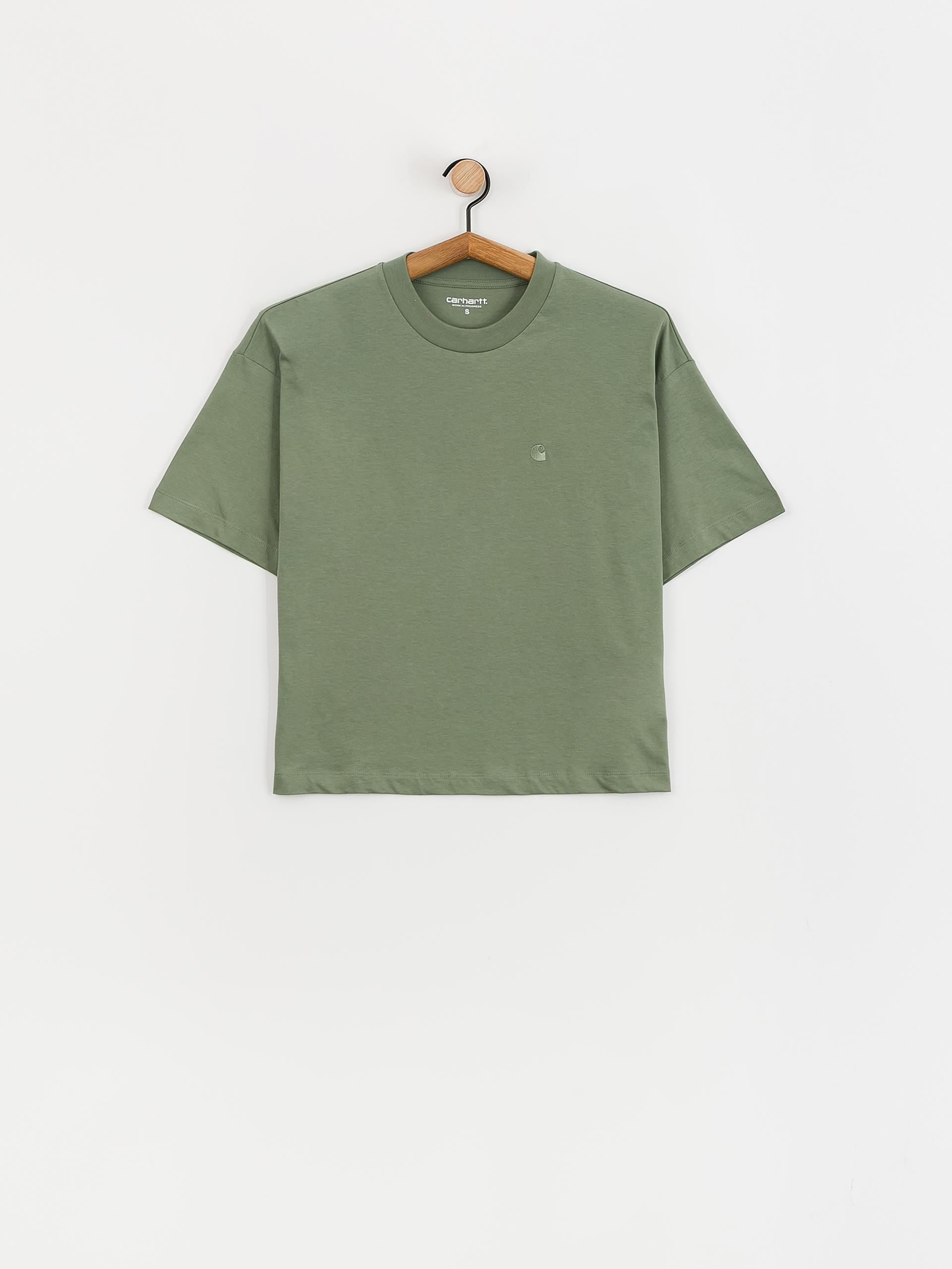 Tričko Carhartt WIP Chester Wmn (park)