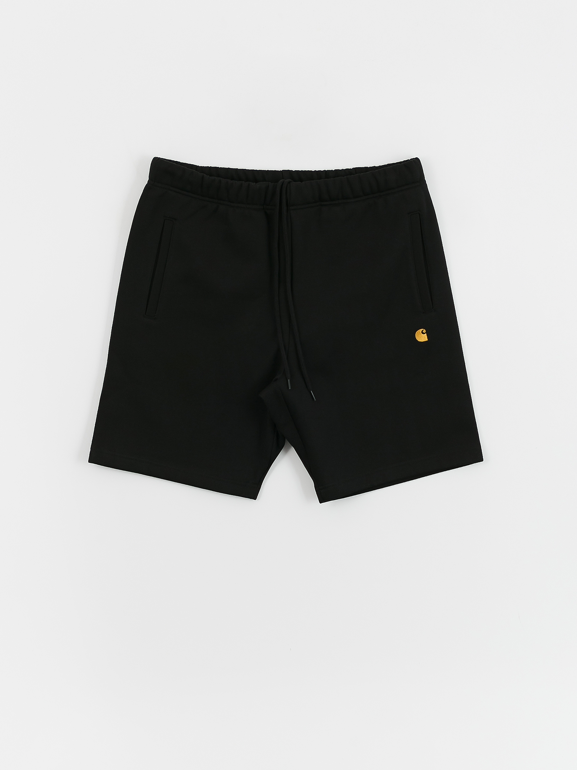 Kraťasy Carhartt WIP Chase (black/gold)