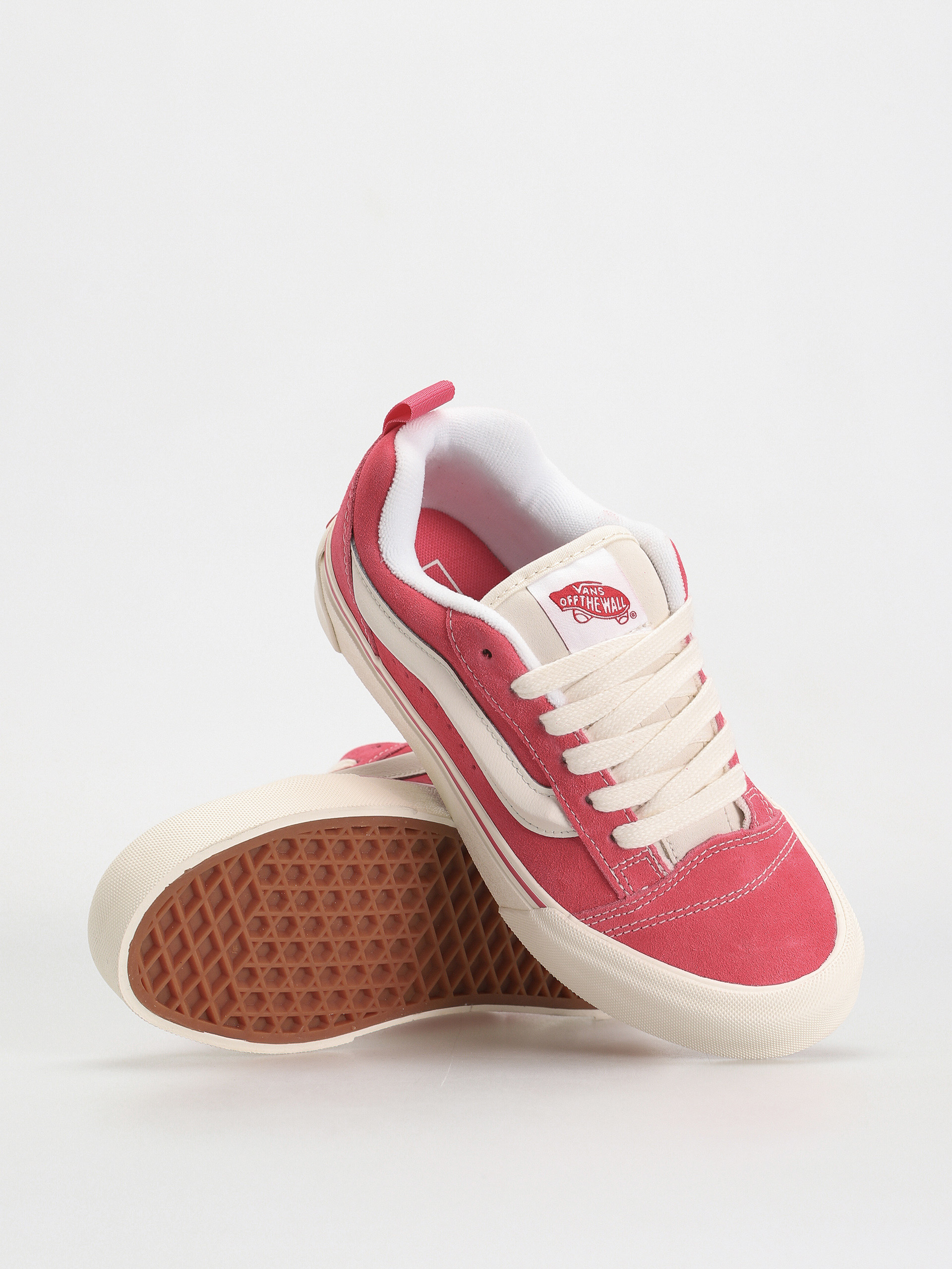 Topánky Vans Knu Skool (retro color pink/true white)