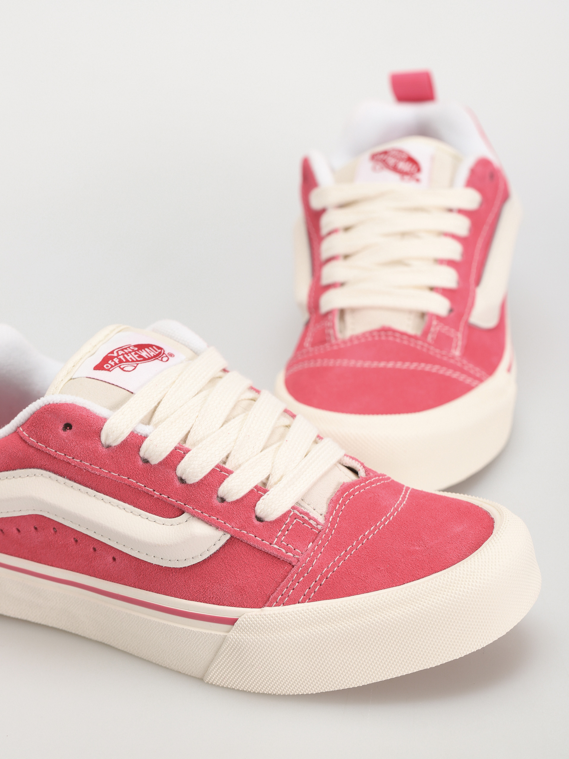 Topánky Vans Knu Skool (retro color pink/true white)