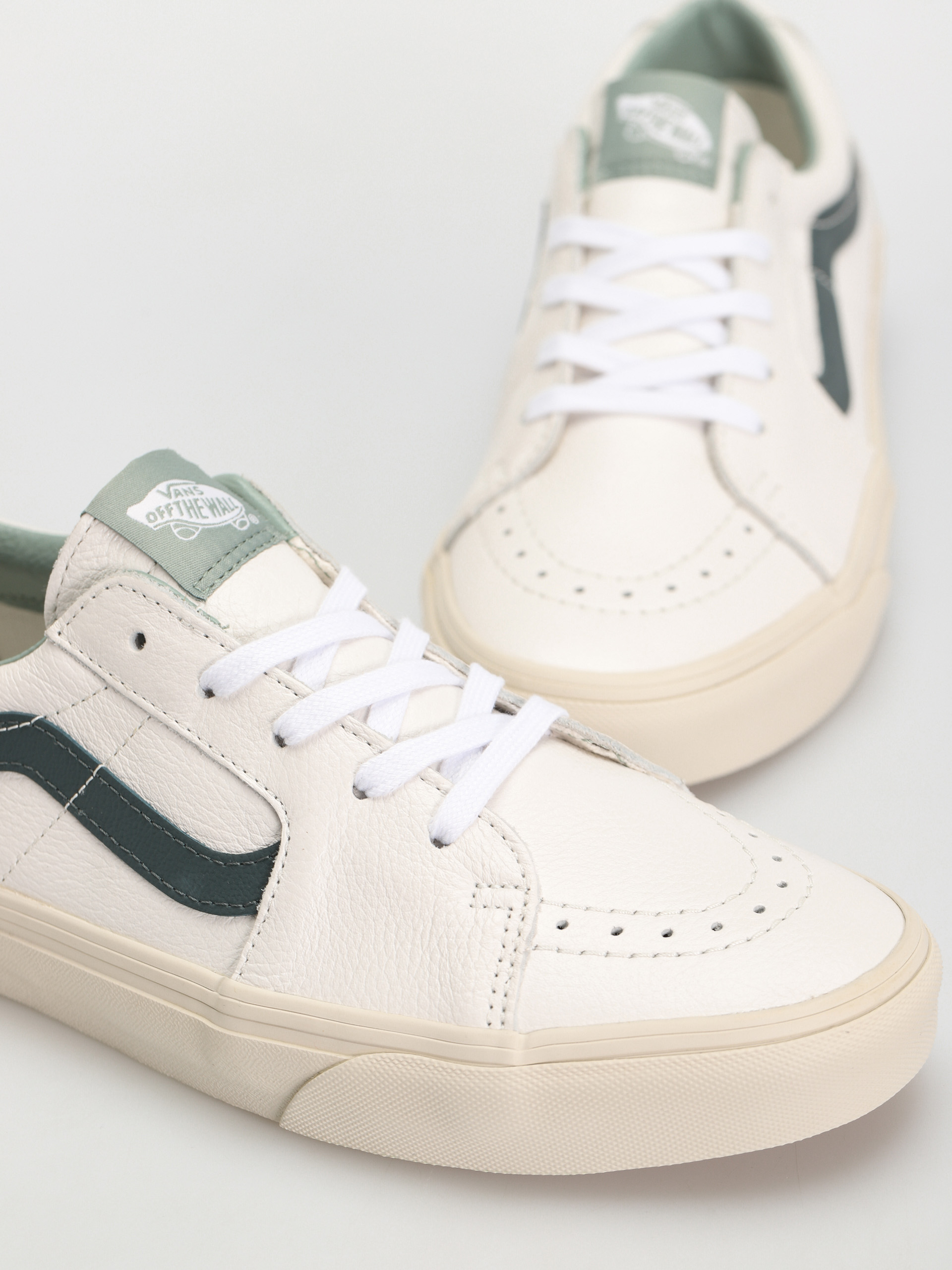 Topánky Vans Sk8 Low (premium leather green gables)