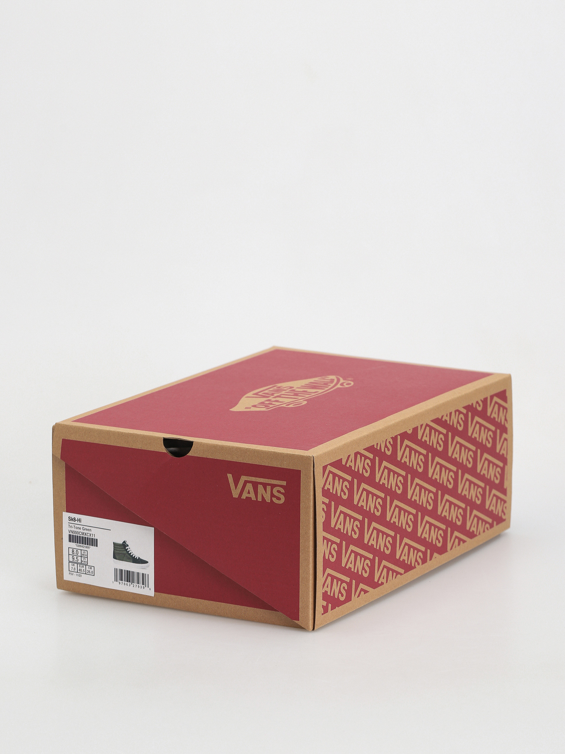 Topánky Vans Sk8 Hi (tri-tone green)