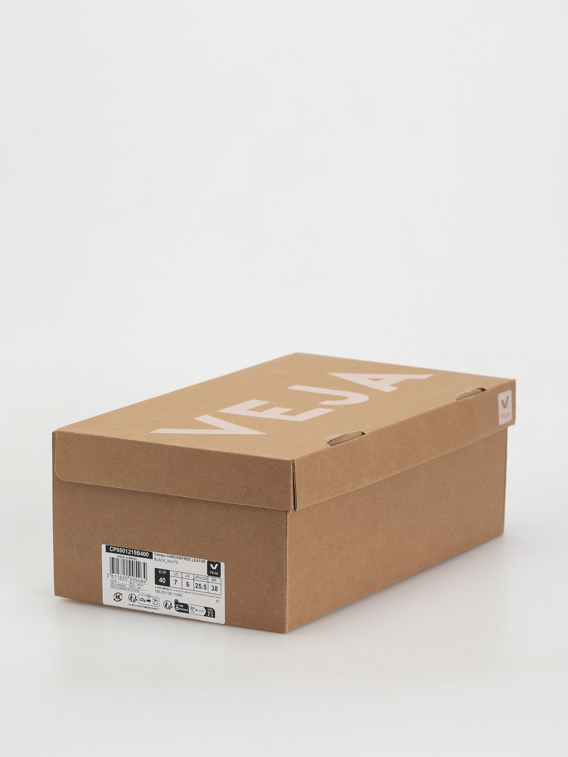 Topánky Veja Campo (black white)