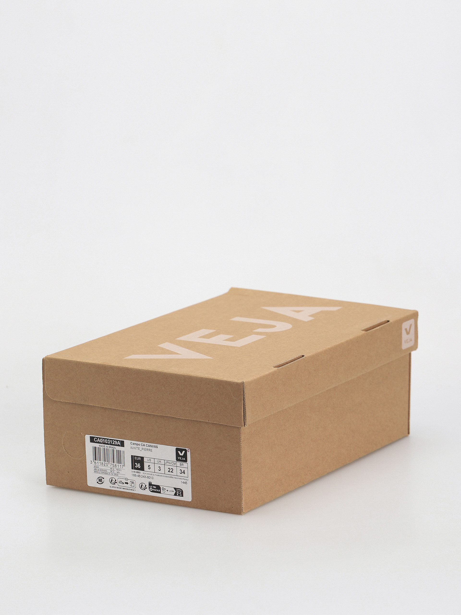 Topánky Veja Campo Canvas Wmn (white pierre)