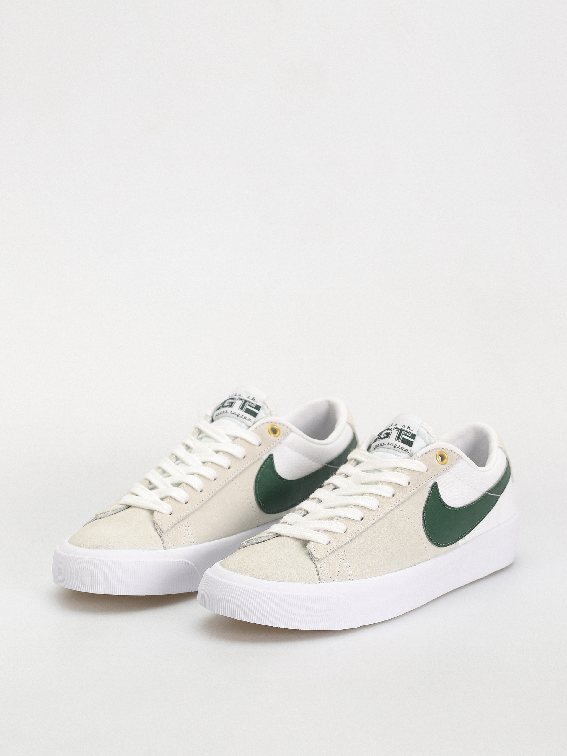 Topánky Nike SB Zoom Blazer Low Pro Gt (white/fir white gum light brown)