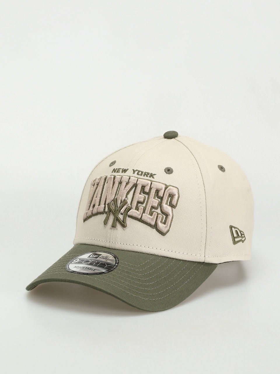 Šiltovka New Era White Crown 9Forty New York Yankees (khaki/stone)