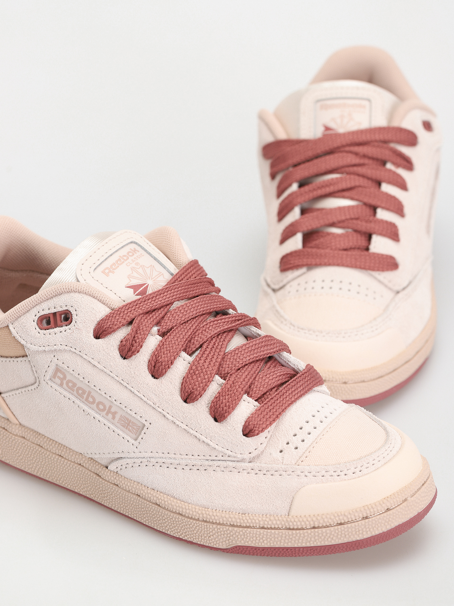 Topánky Reebok Club C Bulc Wmn (blush/pinstu/sedros)