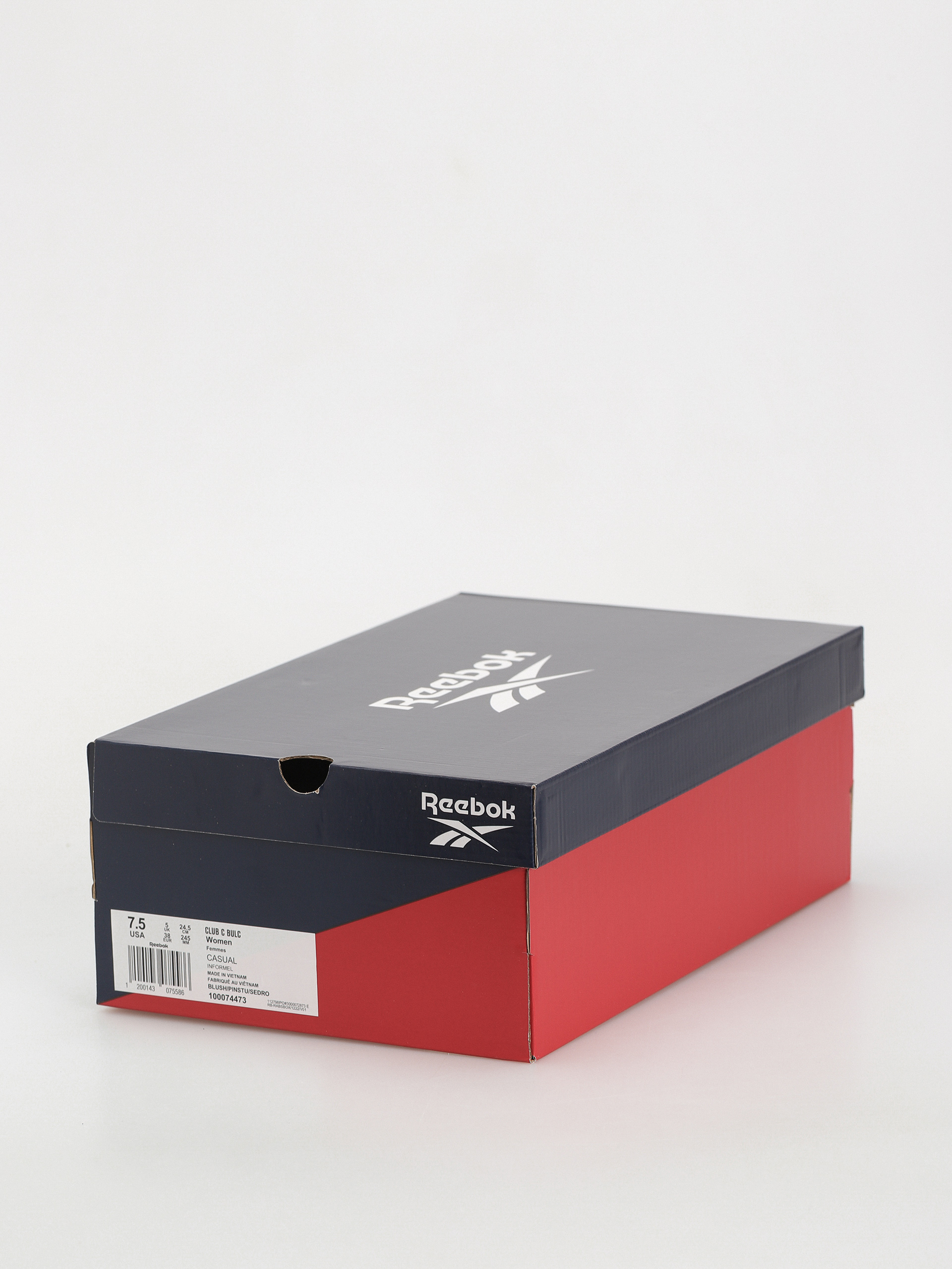 Topánky Reebok Club C Bulc Wmn (blush/pinstu/sedros)