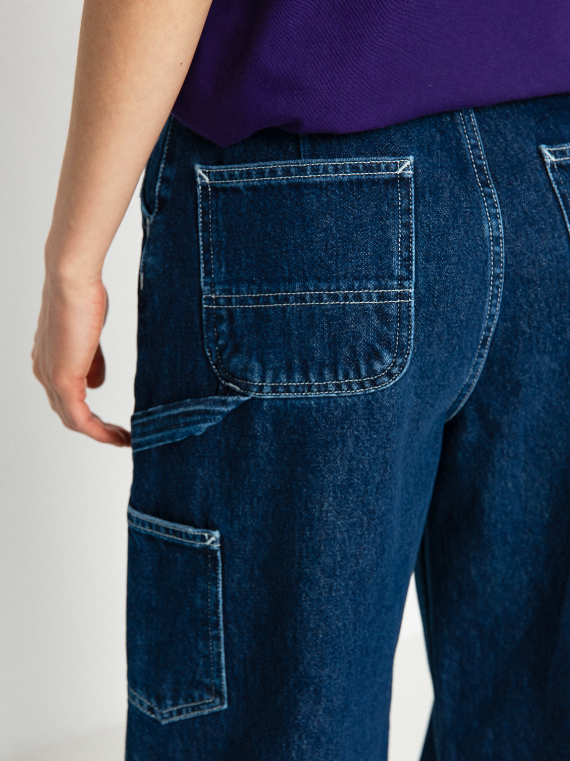 Nohavice Carhartt WIP Jens Wmn (blue)