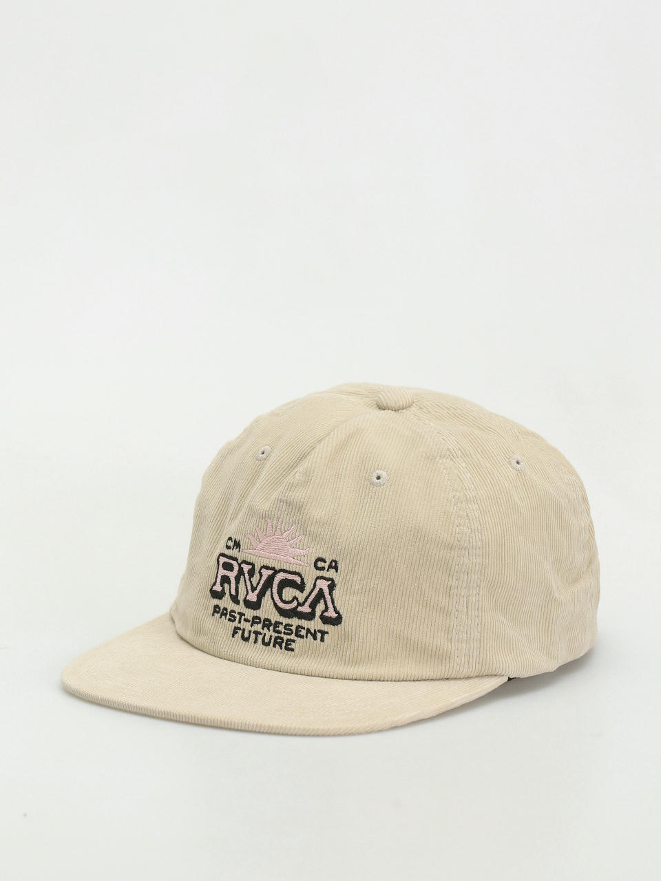 Šiltovka RVCA Type Set Cord Snapback (silver bleach)