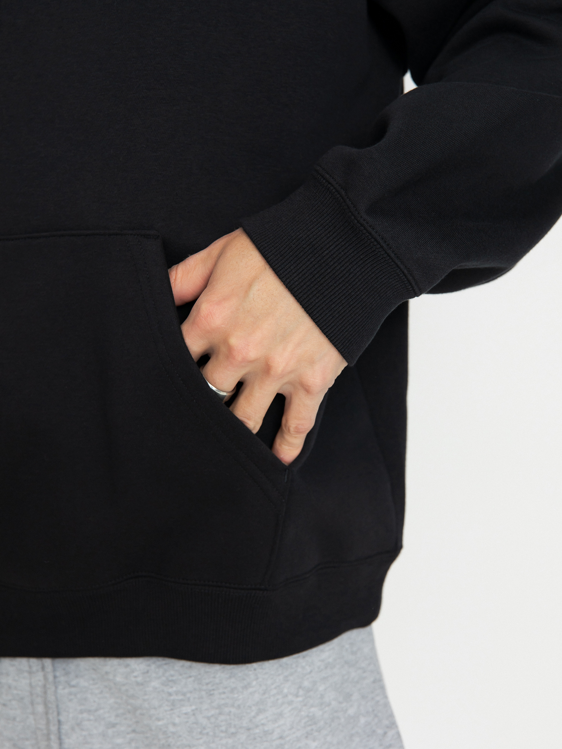 Mikina s kapucňou Converse Cons HD (black)