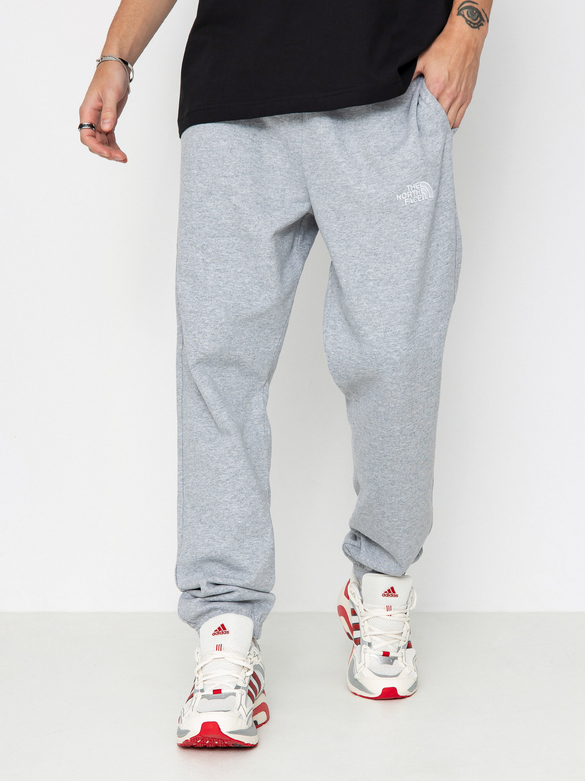 Nohavice The North Face Essential Jogger (tnf light grey heather)