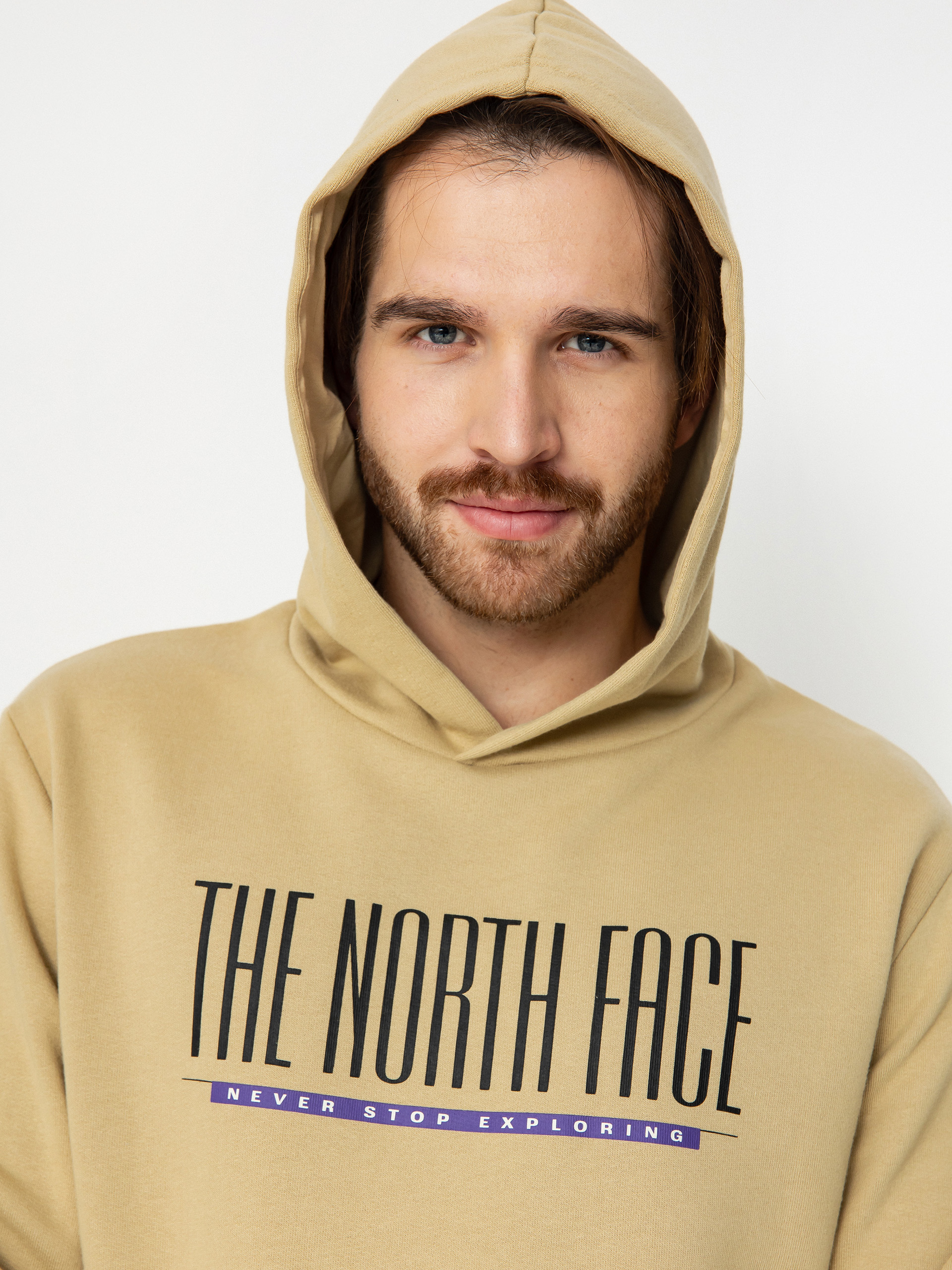 Mikina s kapucňou The North Face Tnf Est 1966 HD (khaki stone)