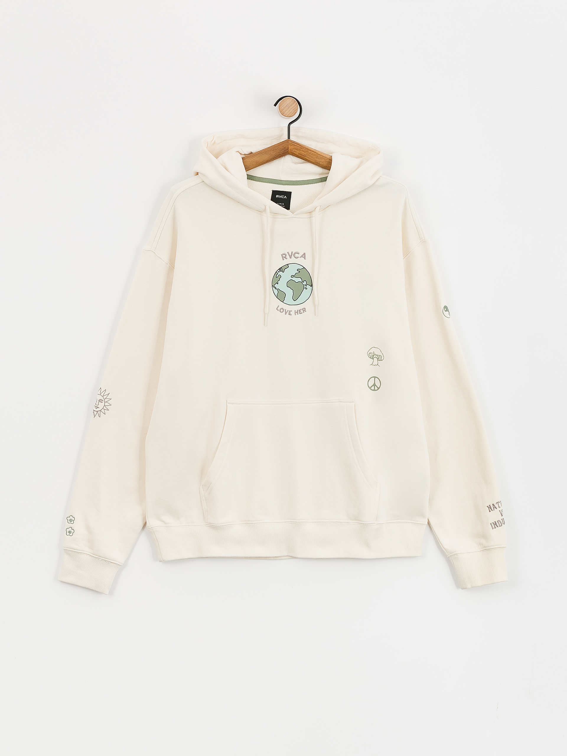 Mikina s kapucňou RVCA Love Her HD (salt)