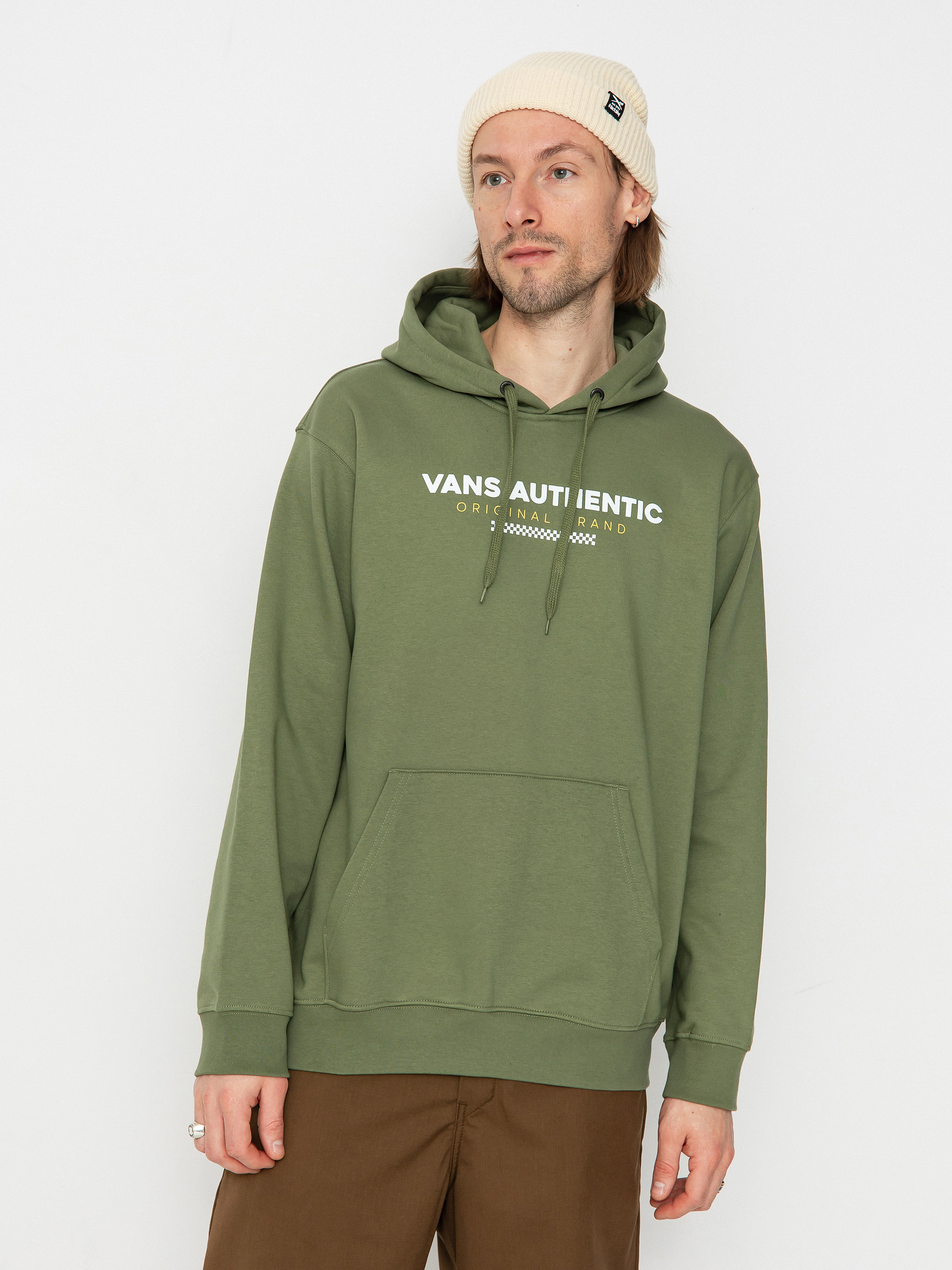 Mikina s kapucu0148ou Vans Vans Sport Loose Fit Fleece HD (olivine)