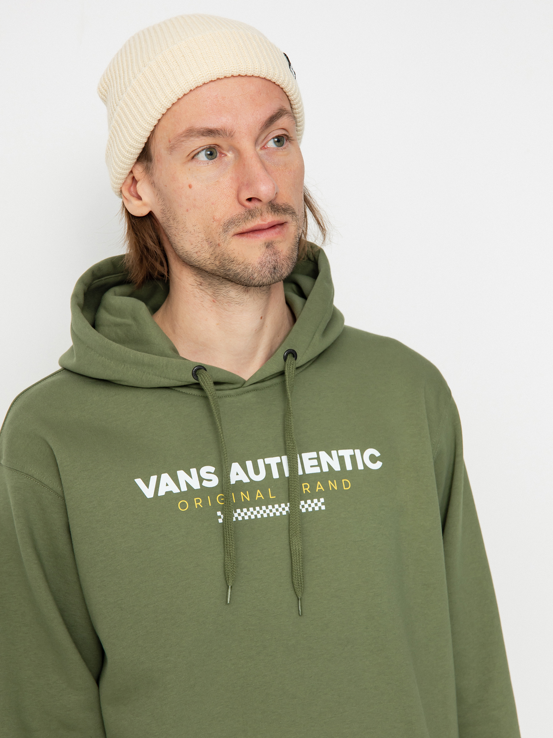 Mikina s kapucňou Vans Vans Sport Loose Fit Fleece HD (olivine)