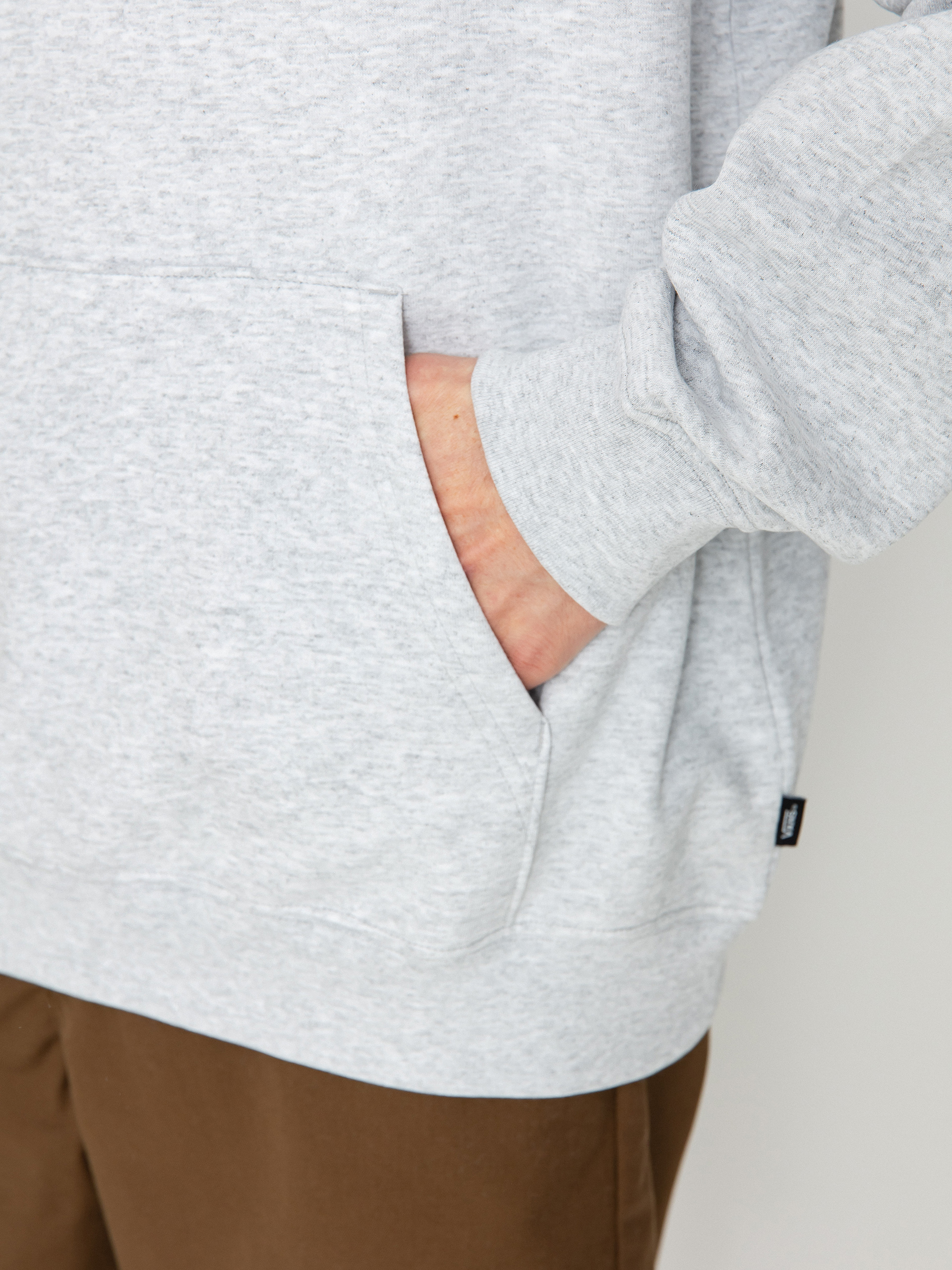 Mikina s kapucňou Vans Vans Sport Loose Fit Fleece HD (light grey heather)