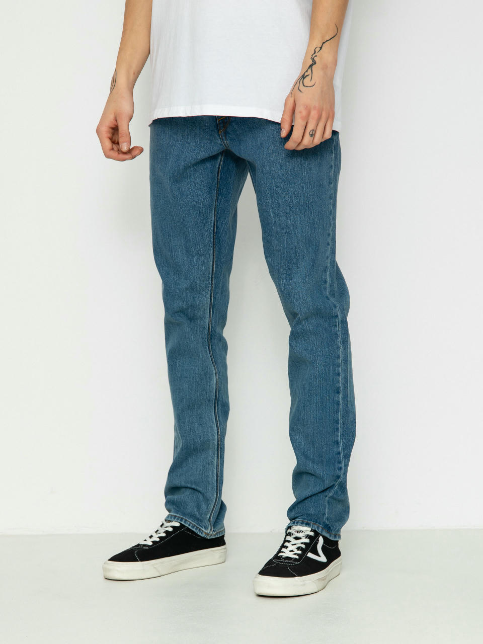 Nohavice Volcom Vorta Denim (aged indigo)