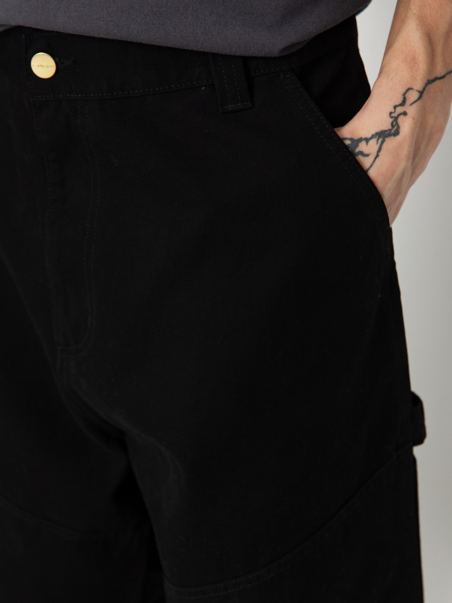 Nohavice Carhartt WIP Wide Panel (black)