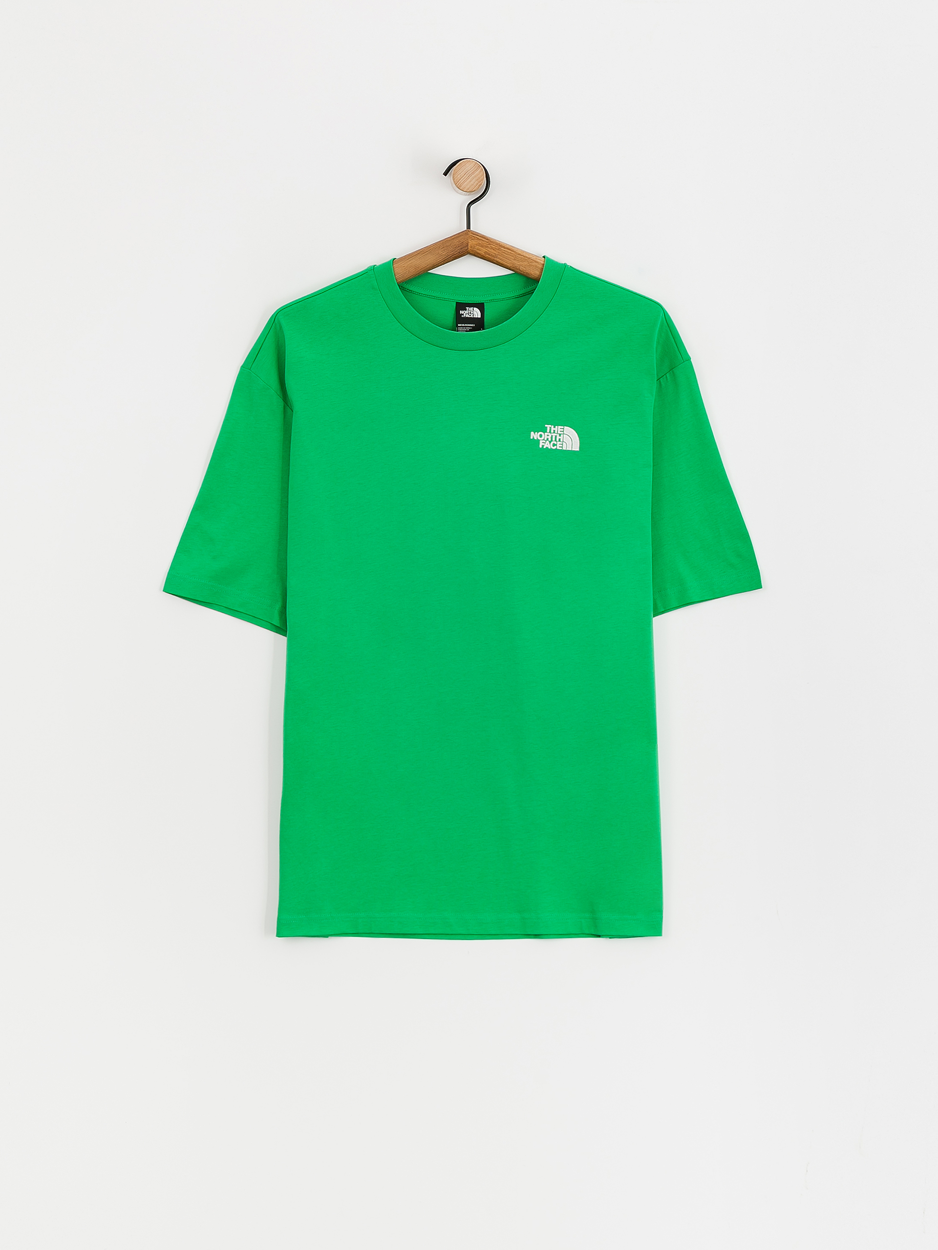 Tričko The North Face Essential Oversize (optic emerald)