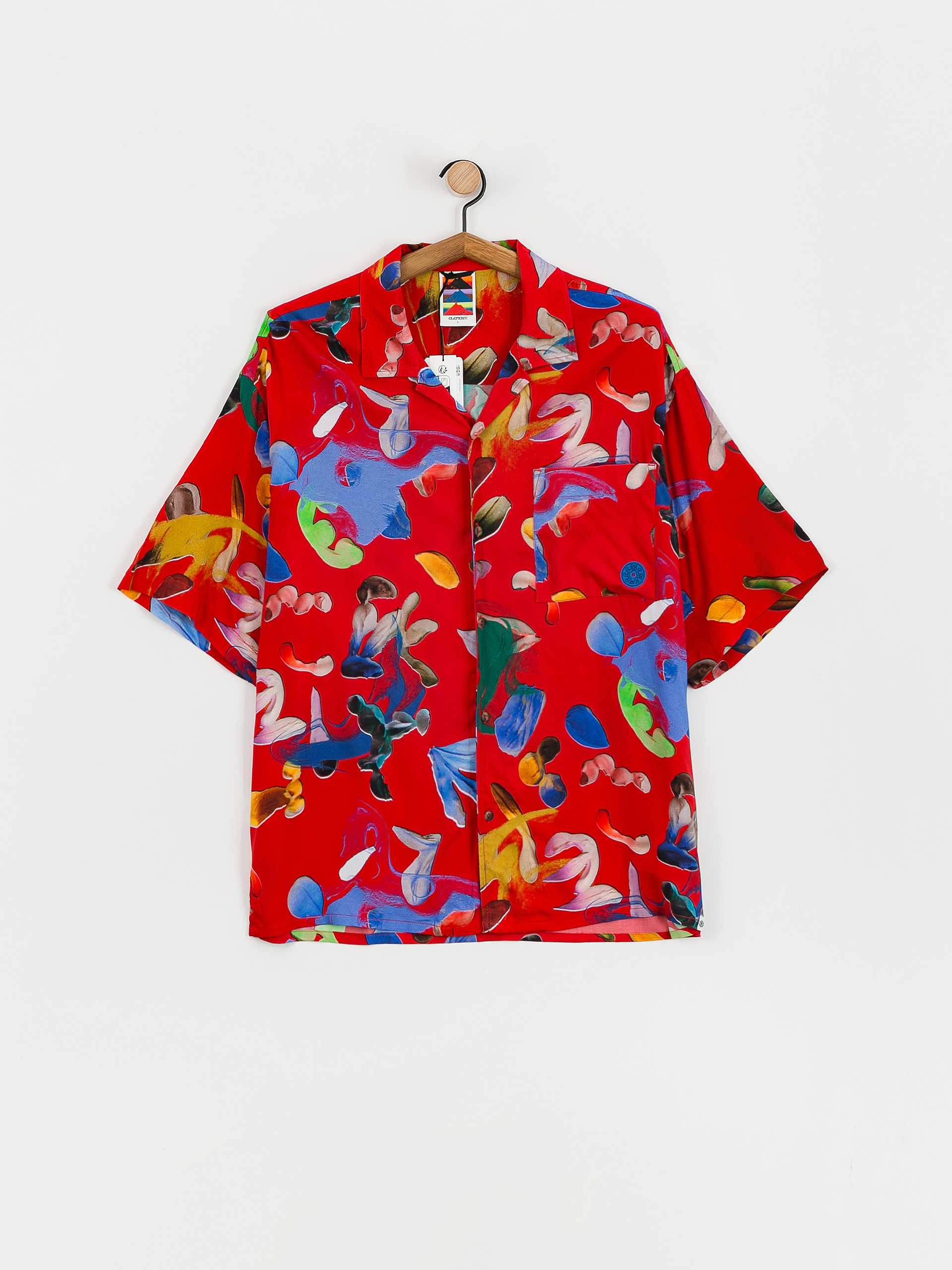 Košeľa Element Resort Blochold Shirt (red)