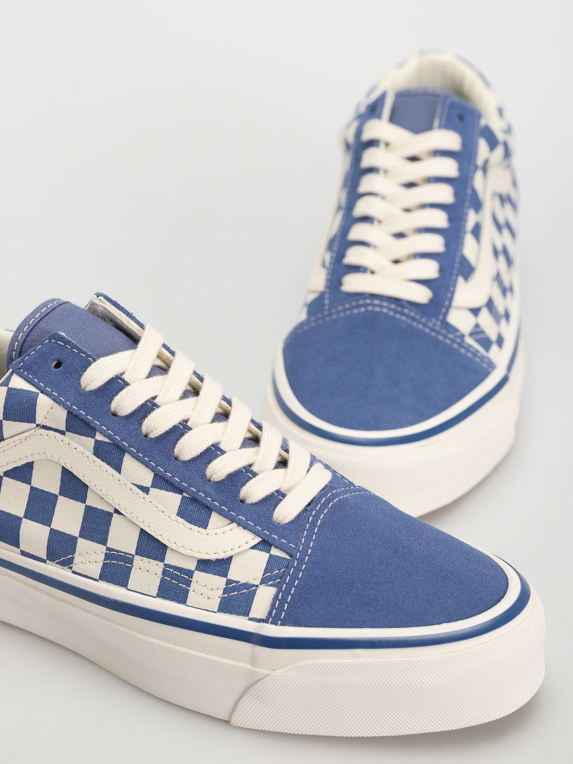 Topánky Vans Old Skool 36 (checkerboard medium blue)