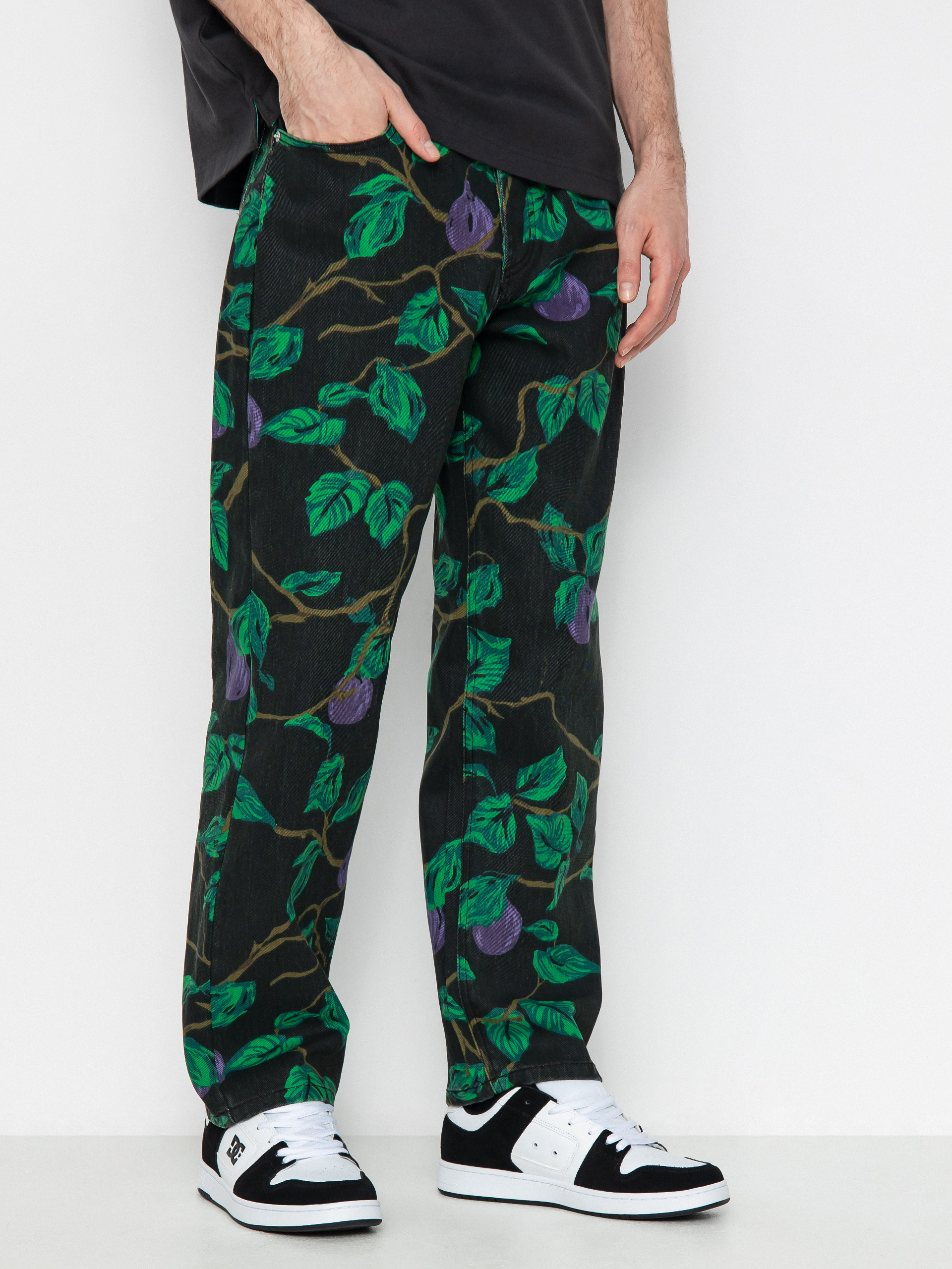 Nohavice OBEY Hardwork Printed Denim (rosin)