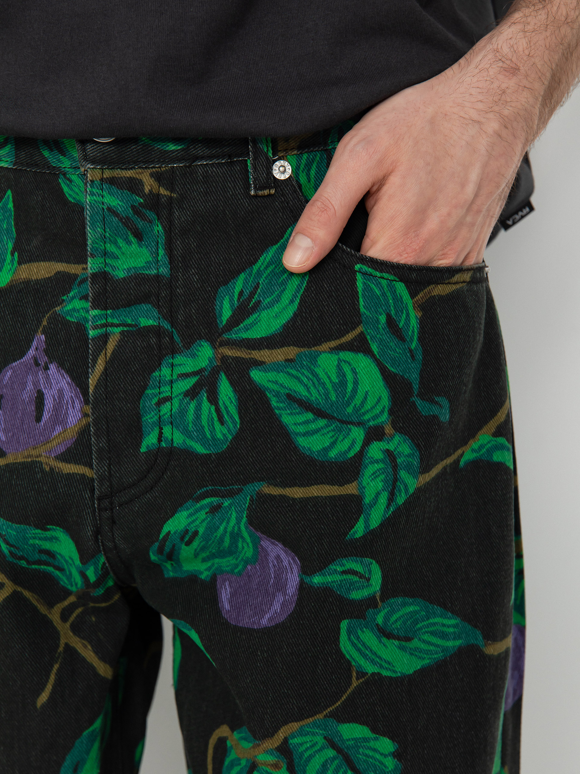 Nohavice OBEY Hardwork Printed Denim (rosin)