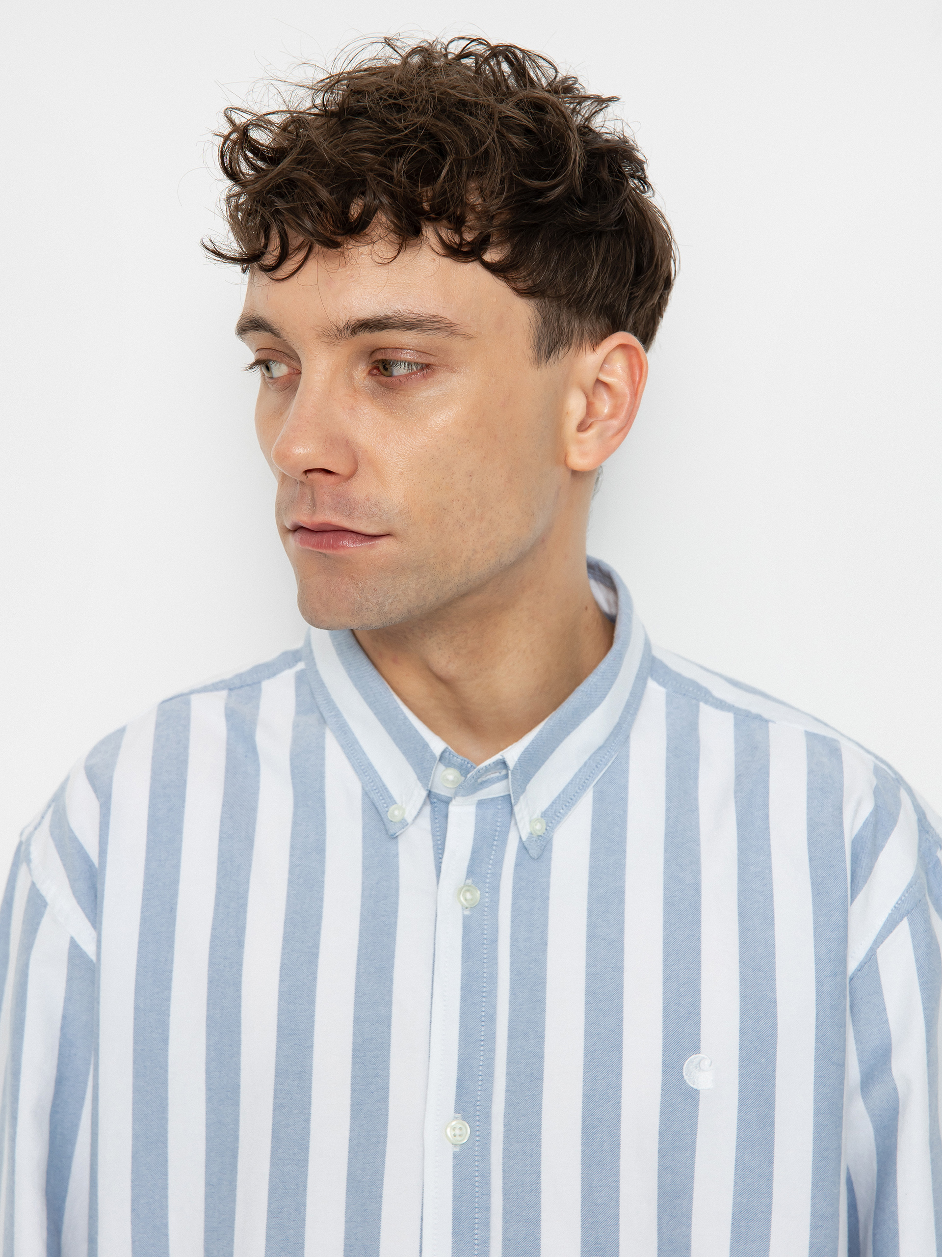 Košeľa Carhartt WIP Dillion (dillion stripe/bleach/white)