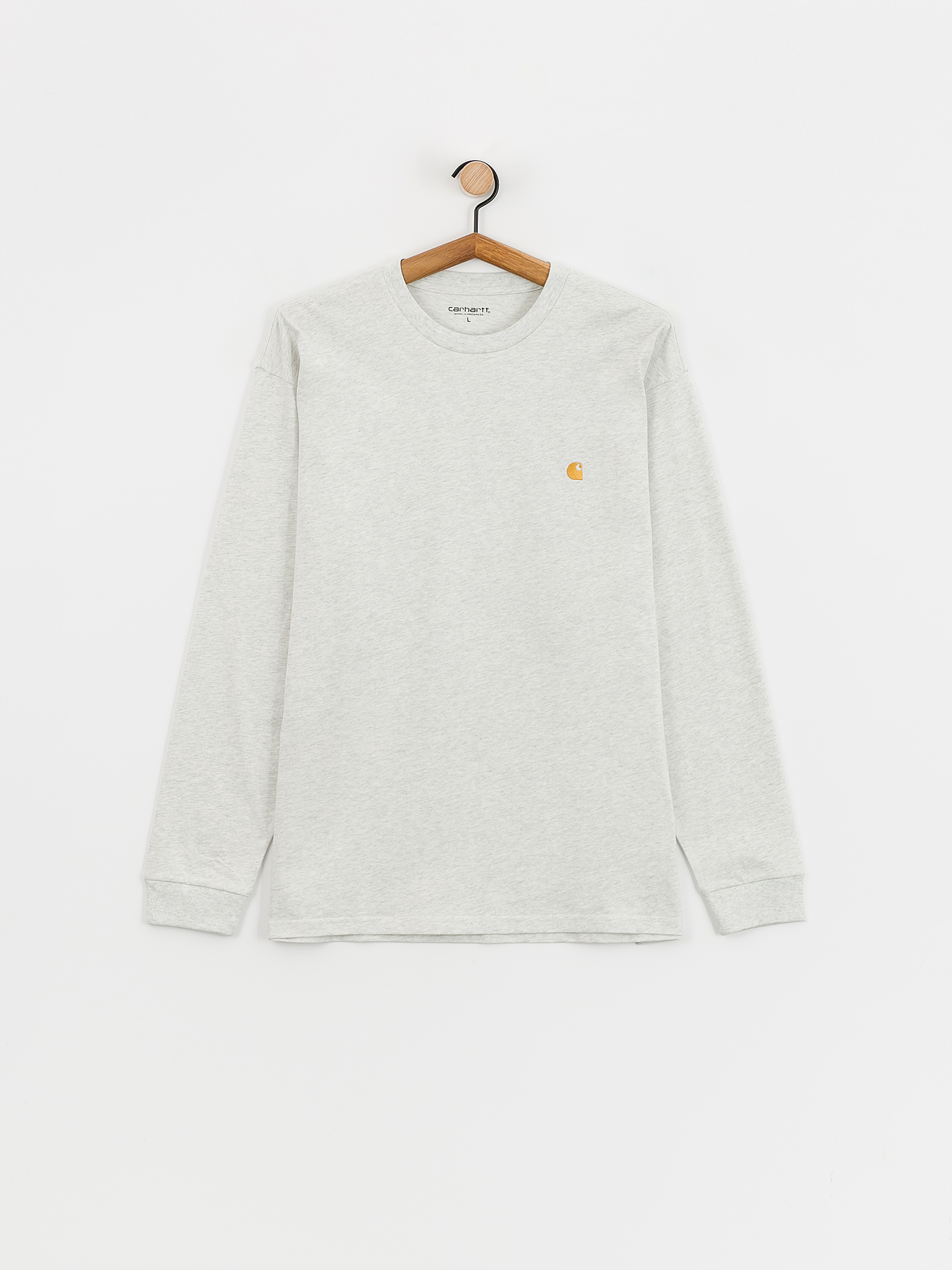 Triko Carhartt WIP Chase (ash heather/gold)