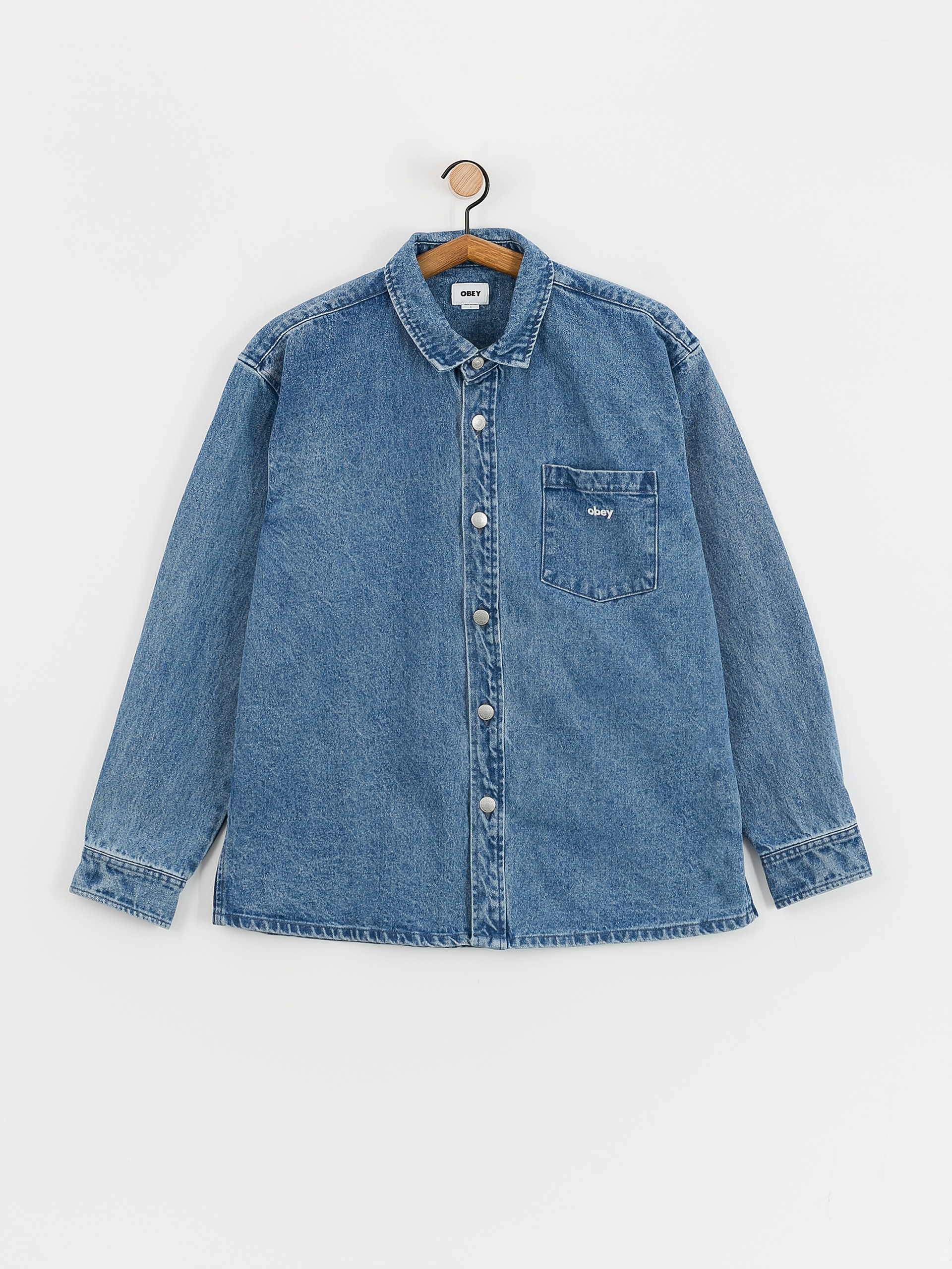 Košeľa OBEY Magnolia (light indigo)