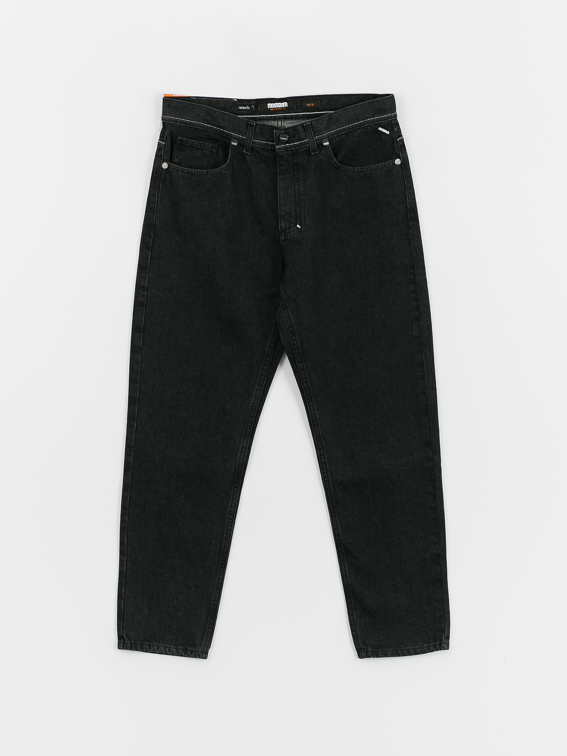 Nohavice MassDnm Jeans Box (black washed)